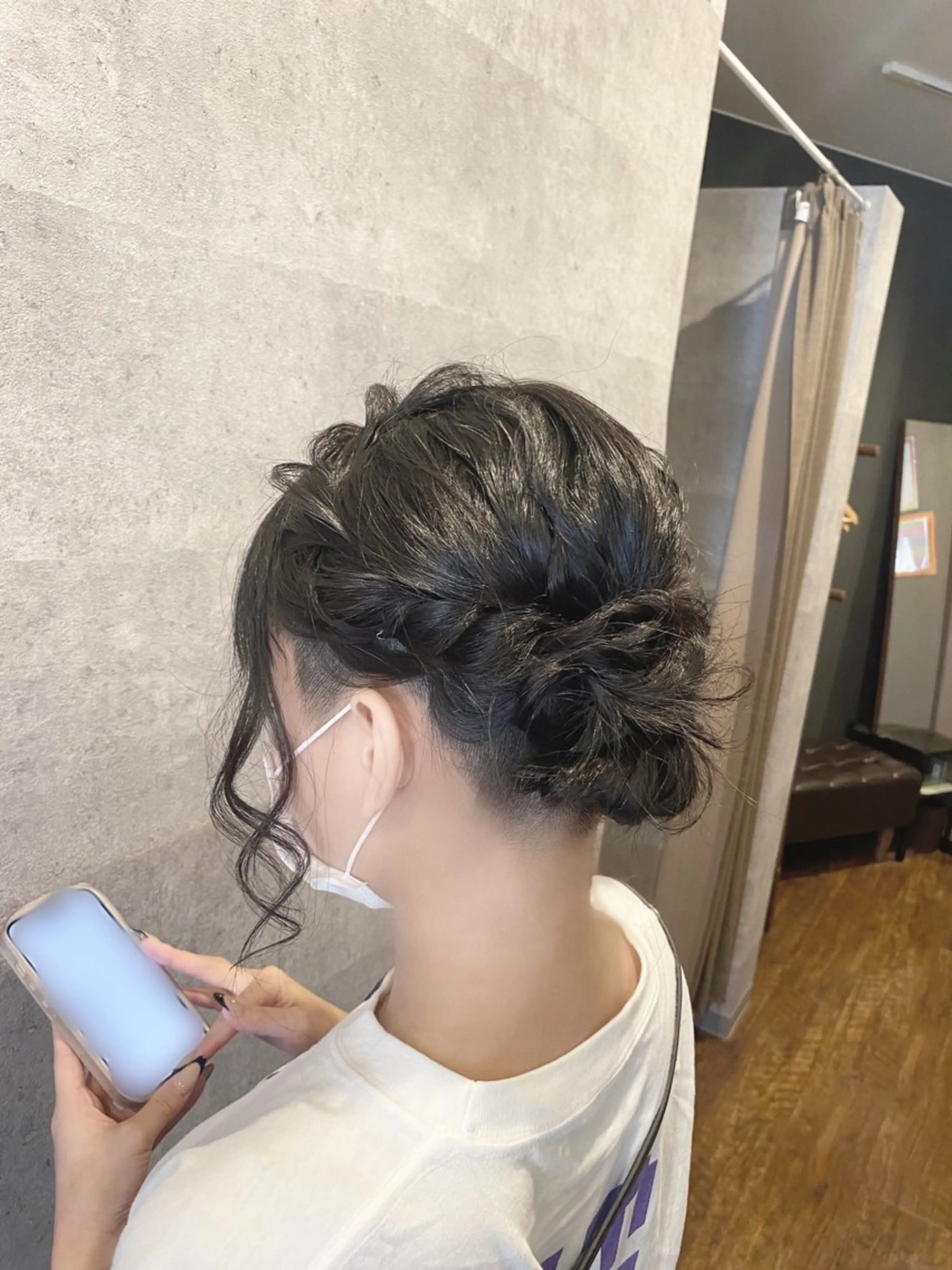 ヘアアレンジ ヘアセット 清川 椿咲のネイルデザイン