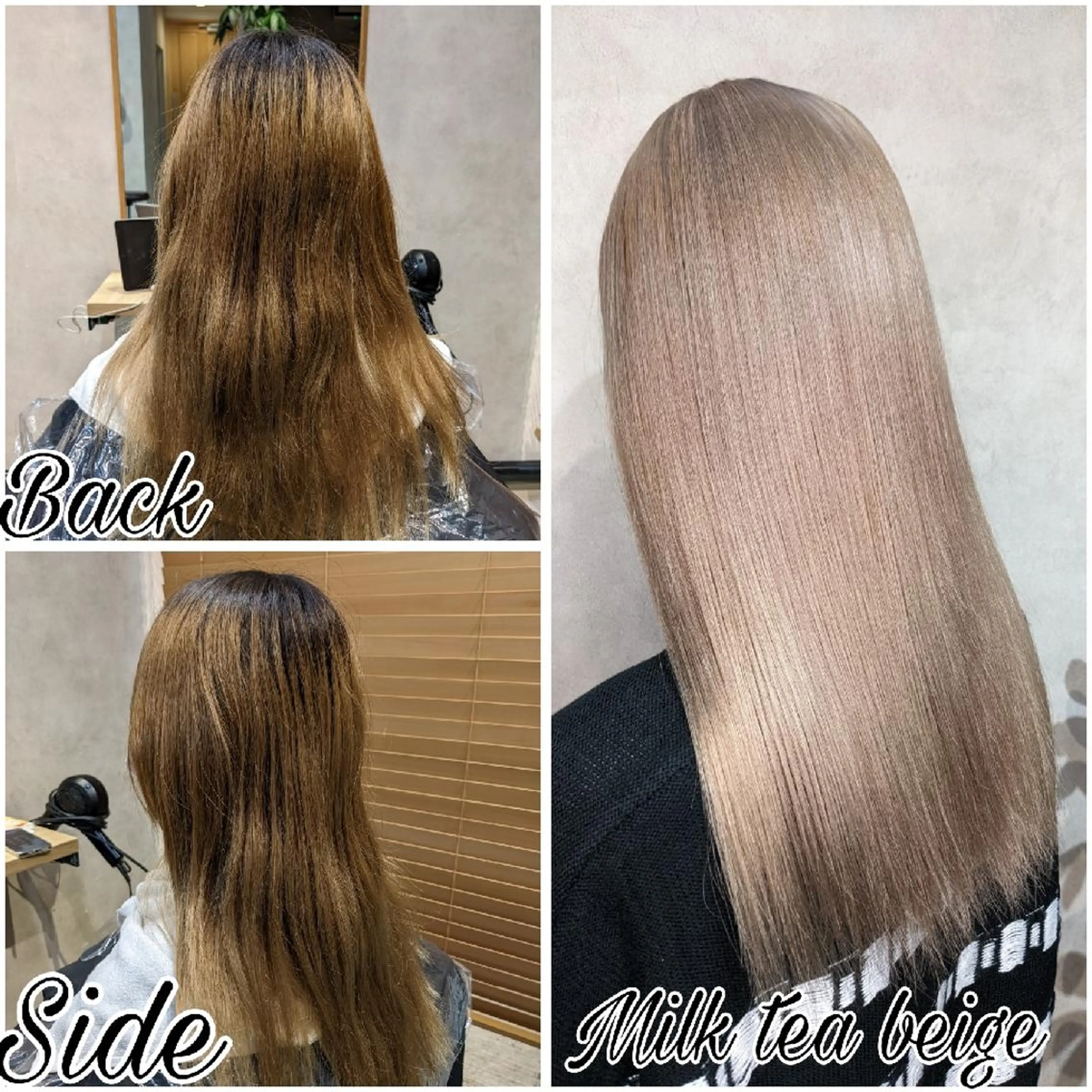 [🌟ミニモ限定🌟]ダブルカラー+3stepトリートメントの写真