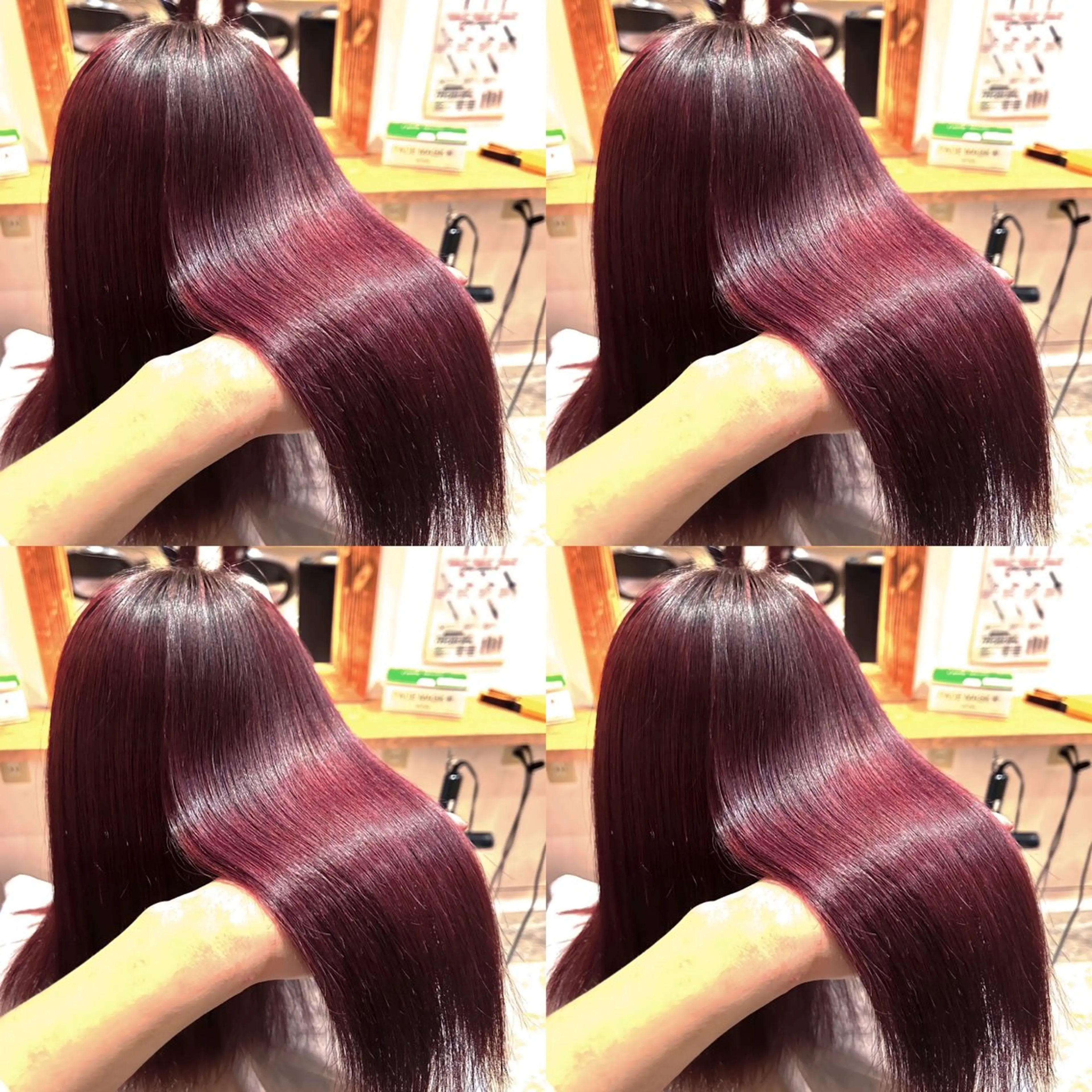 ロング カラー ヘアカラー トリートメント 店長✨️韓国ヘア✖️ 髪質改善カラー／純大のヘアスタイル