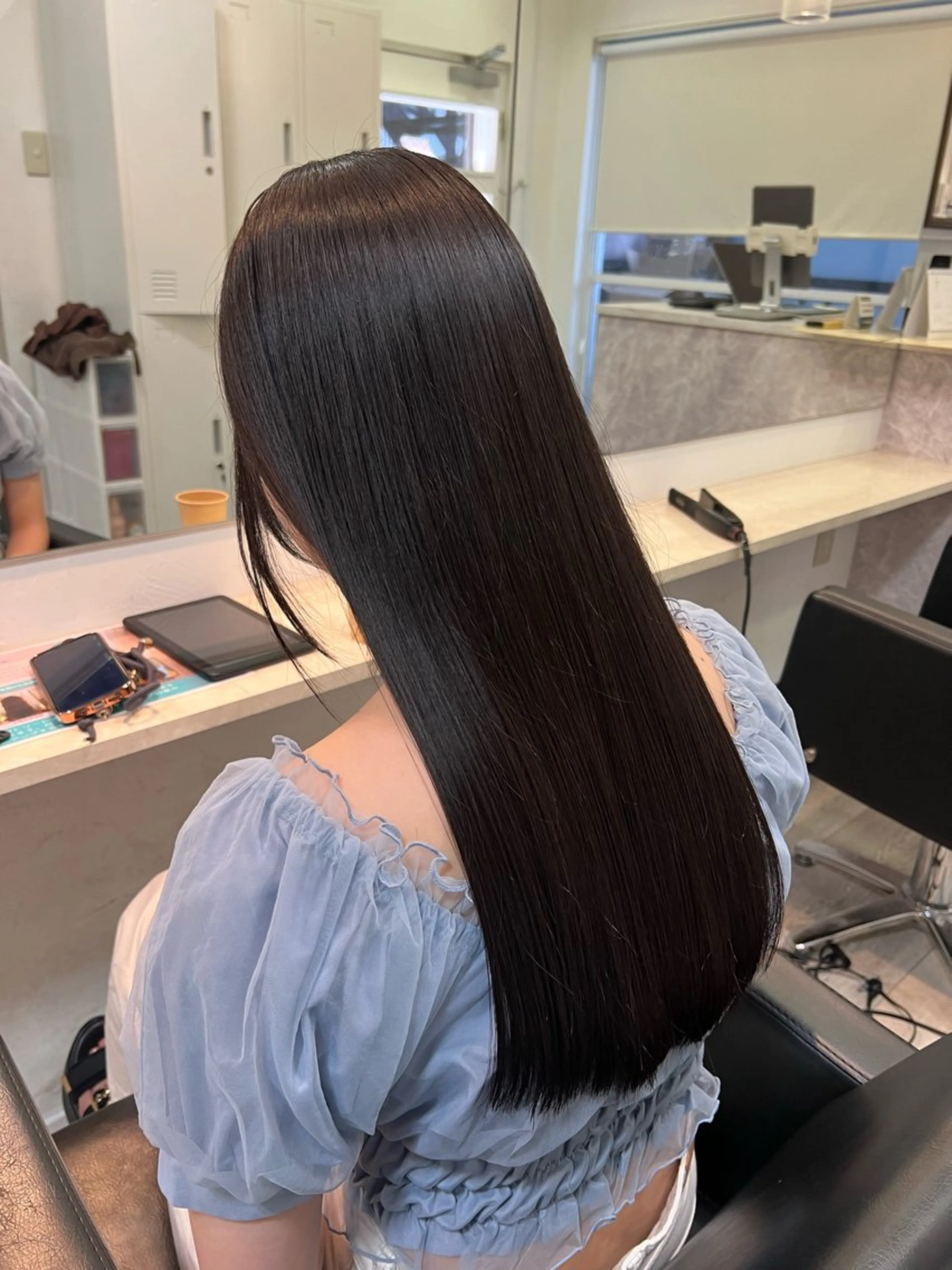 ロング カット ヘアカラー トリートメント 🤍美髪×艶カラー RYOKO🤍のヘアスタイル