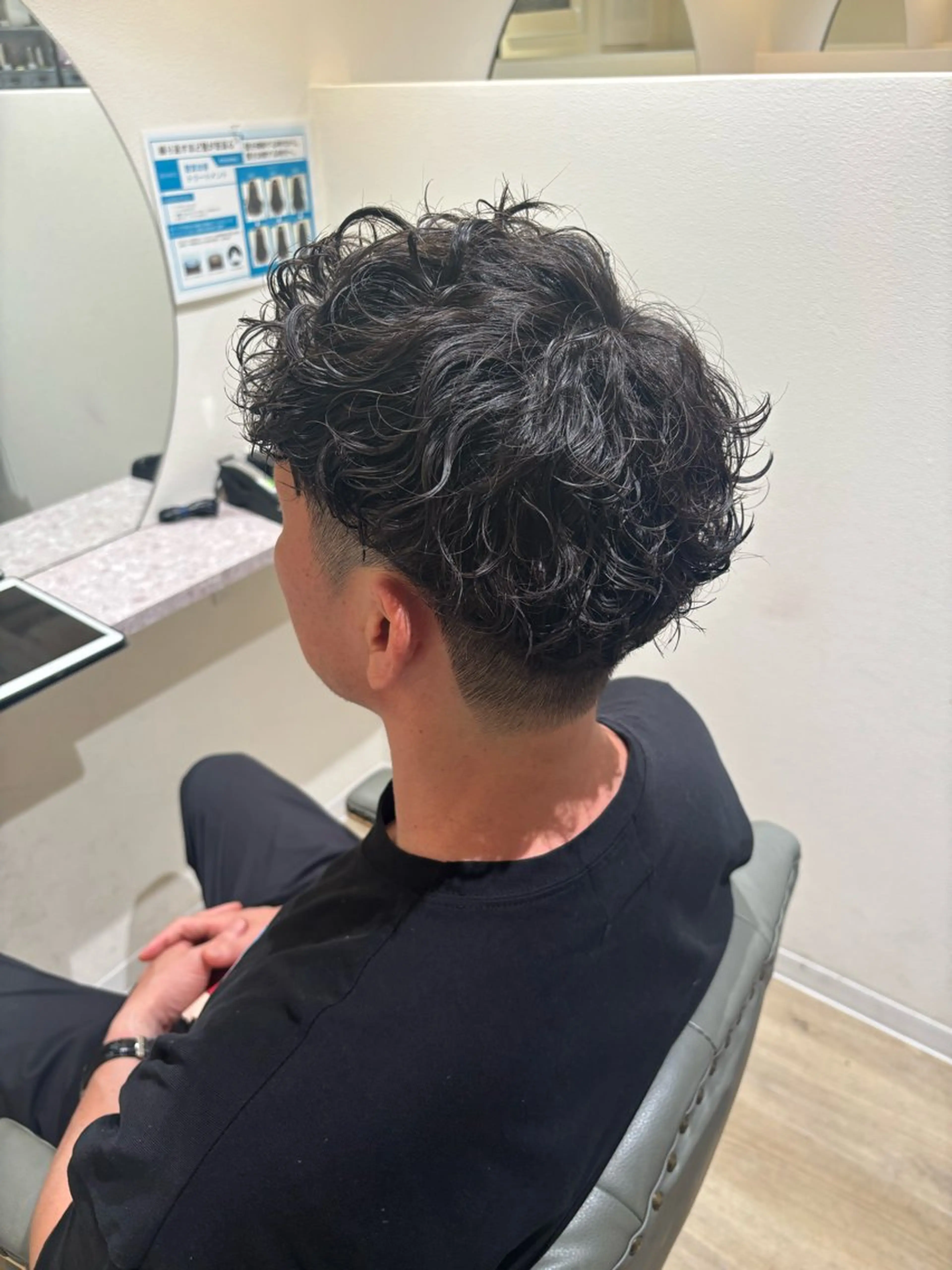 ショート パーマ 中田 渚のヘアスタイル