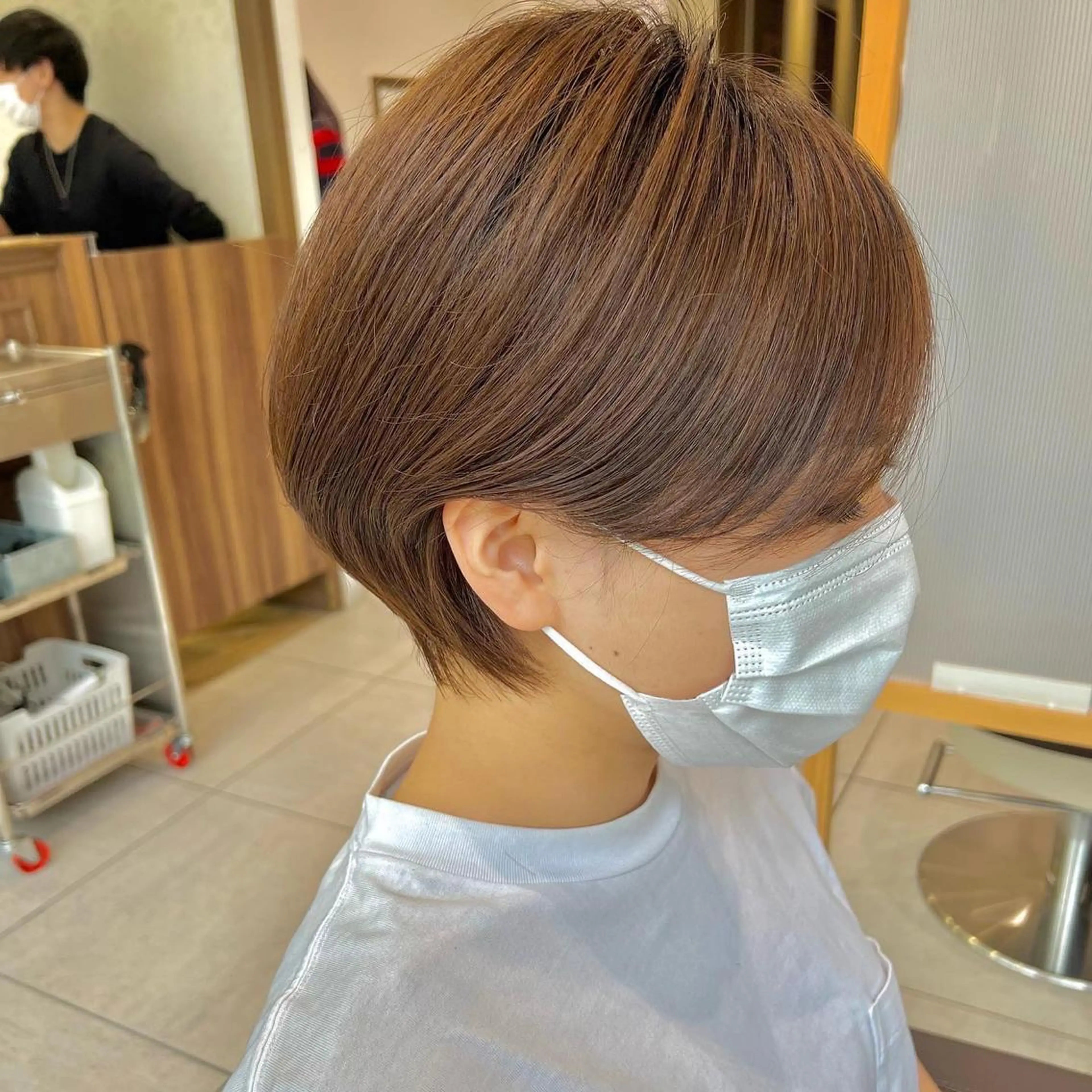 ショート カット ヘアカラー トリートメント 大人ショート/ 高下将一のヘアスタイル