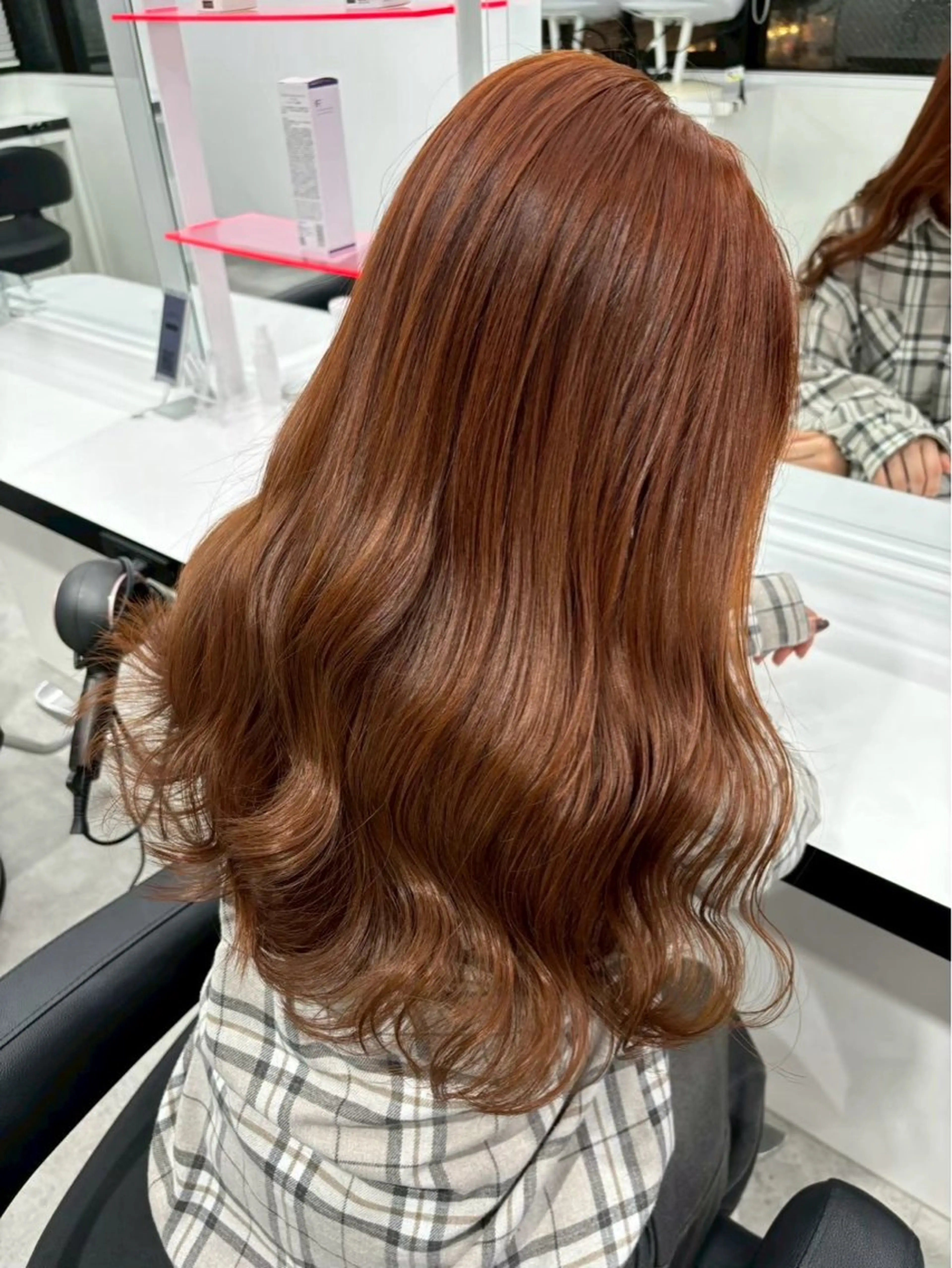 ロング レイヤーカット／ ハイトーン/Moeのヘアスタイル