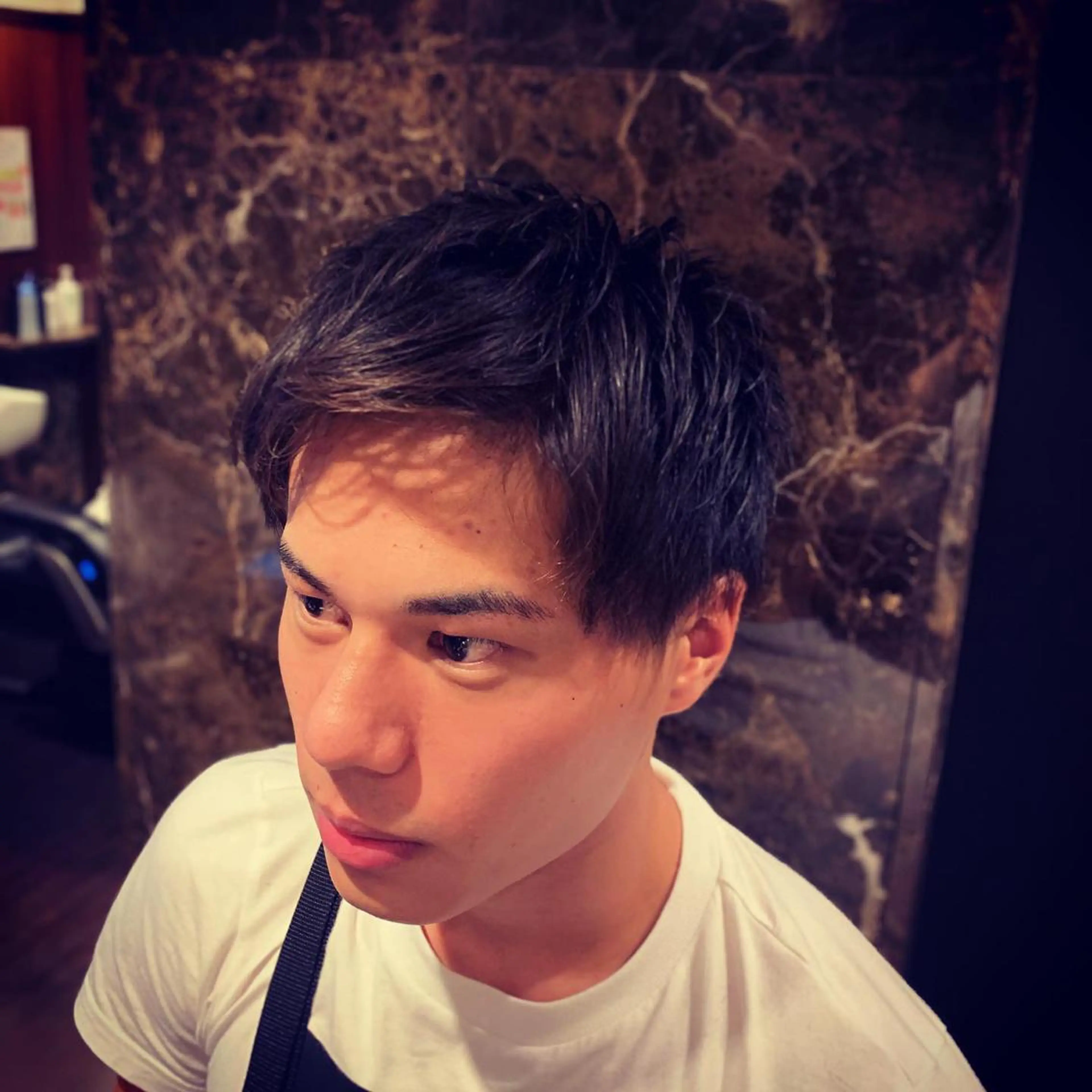 ショート ヘアアレンジ メンズ HIROGINZA ヒロ銀座 青山所属・マツオ リュウホウ🐉のヘアスタイル