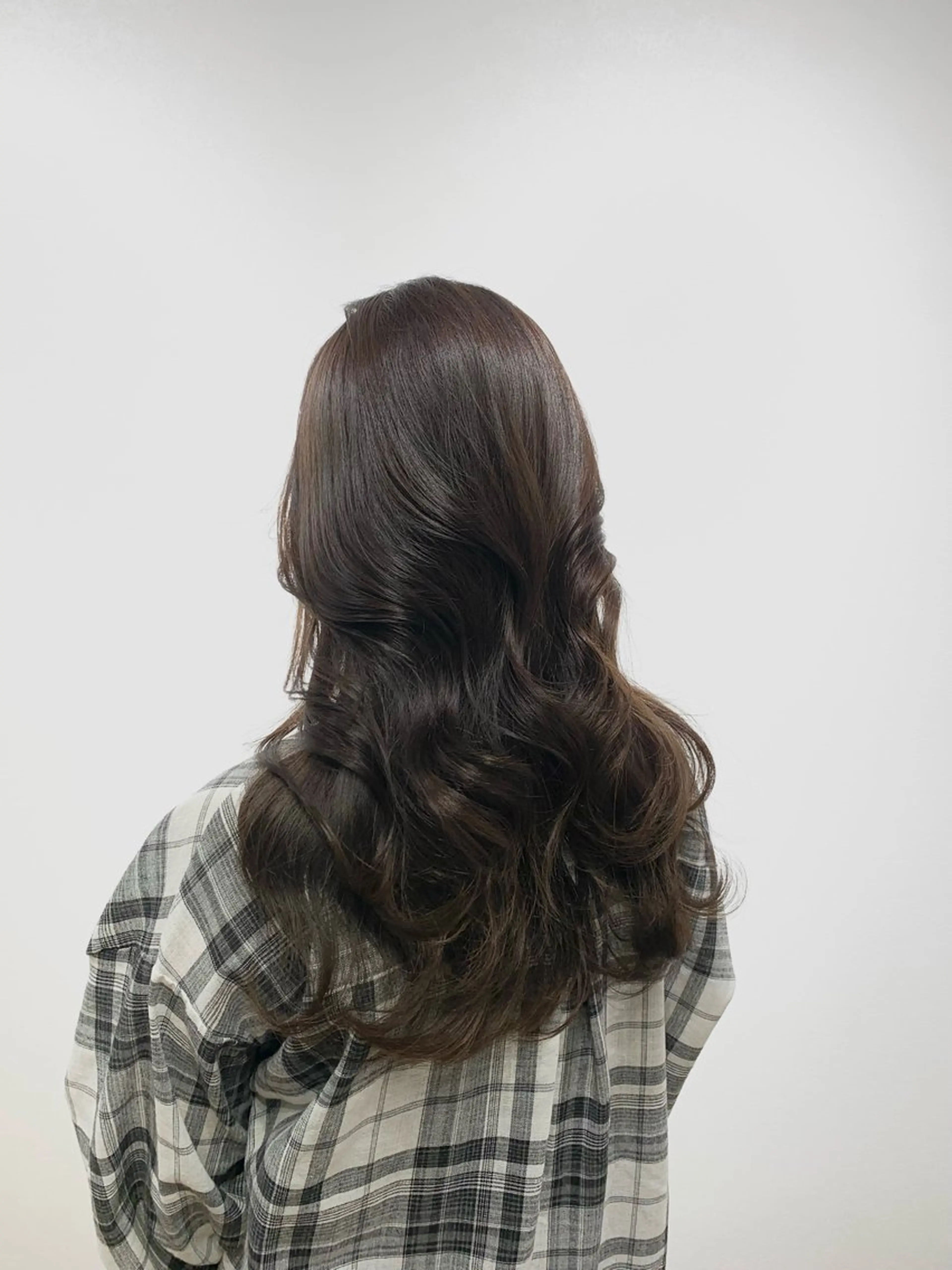 ロング カラー ヘアアレンジ キヨミ 韓国レイヤーカットのヘアスタイル
