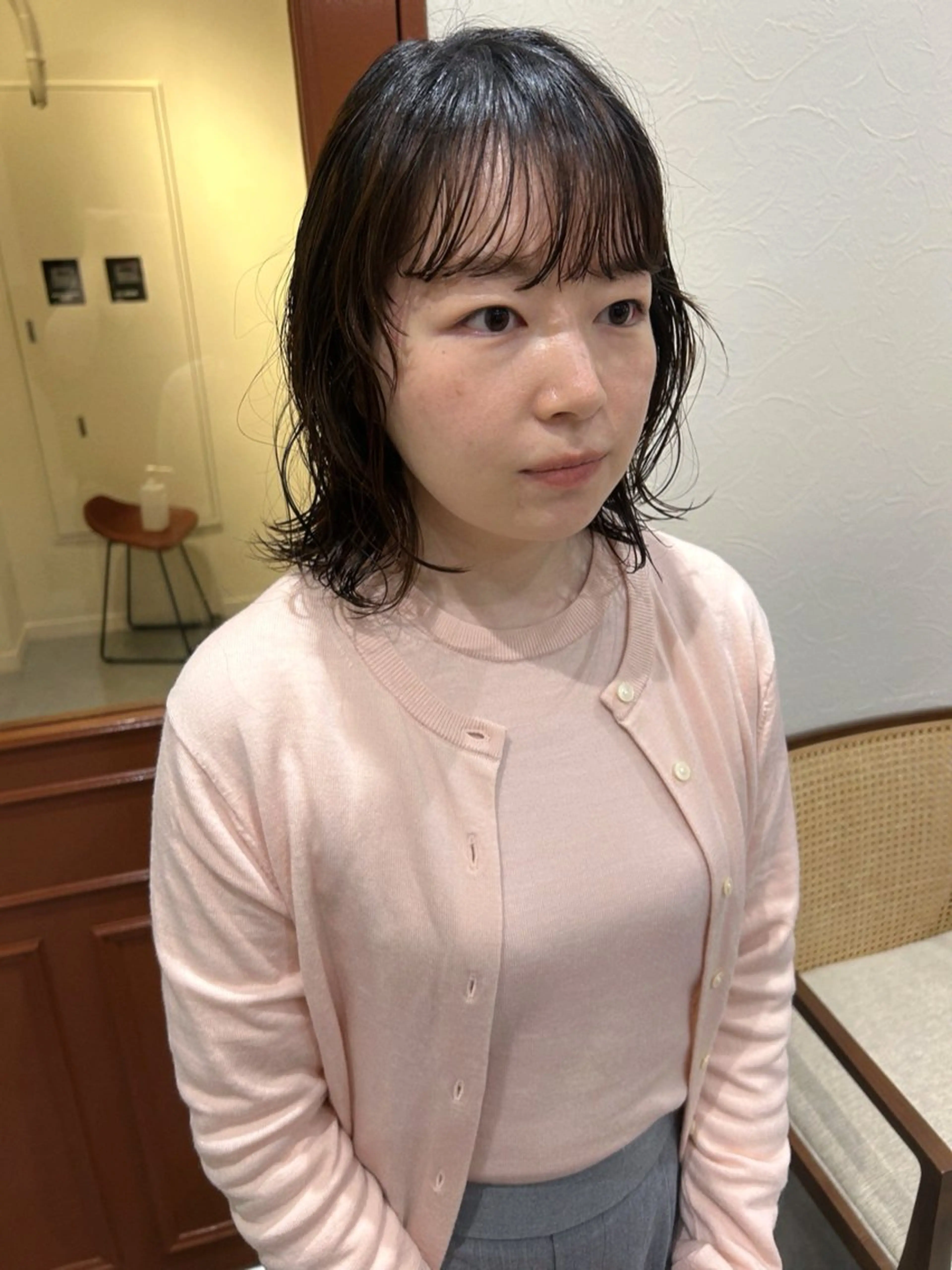 ミディアム パーマ ミディアムパーマ rena/伏見/ 似合わせカット⸝⋆のヘアスタイル