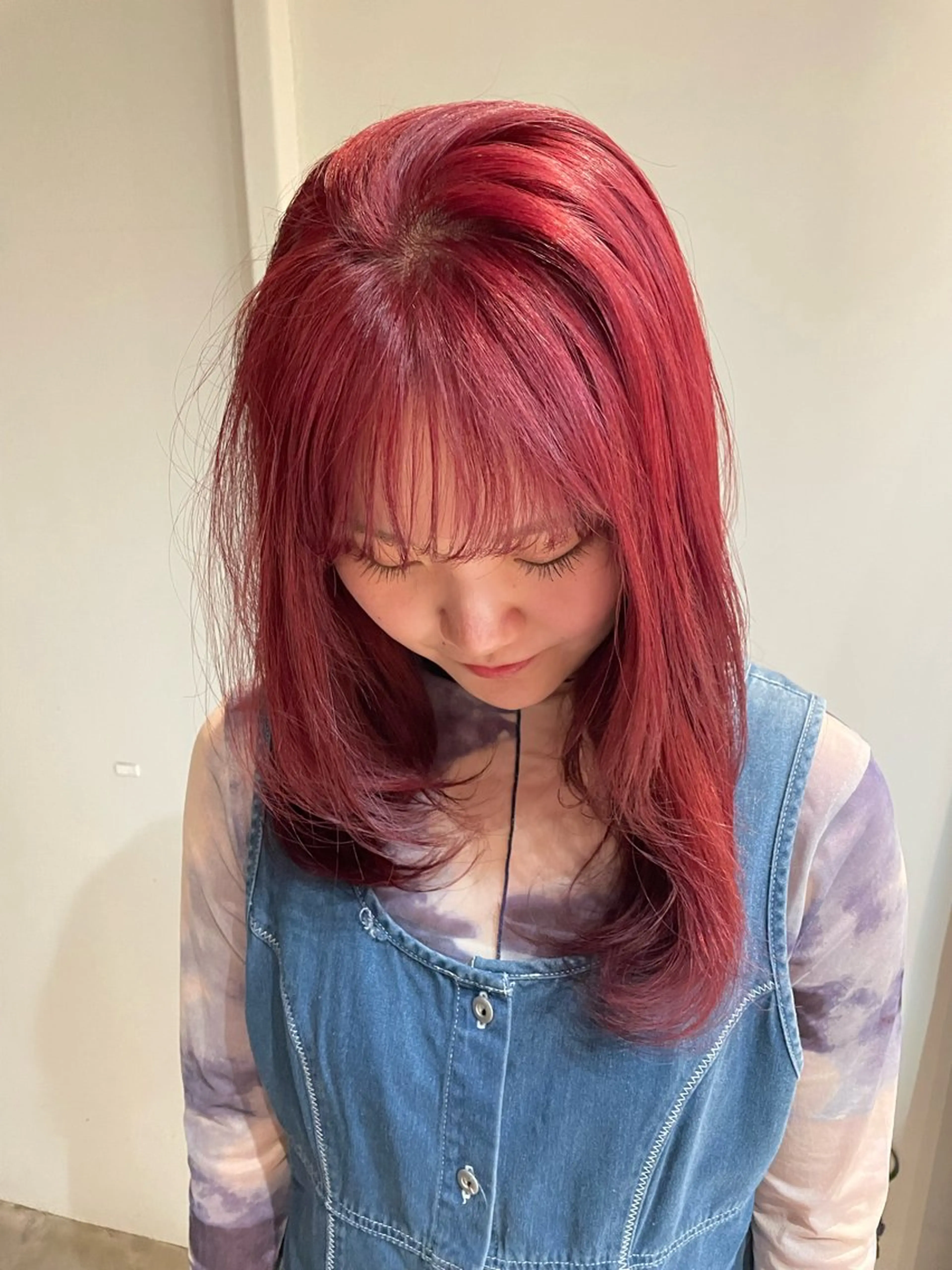 ロング カラー ハナ🌼 梅田/ボブ/パーマのヘアスタイル