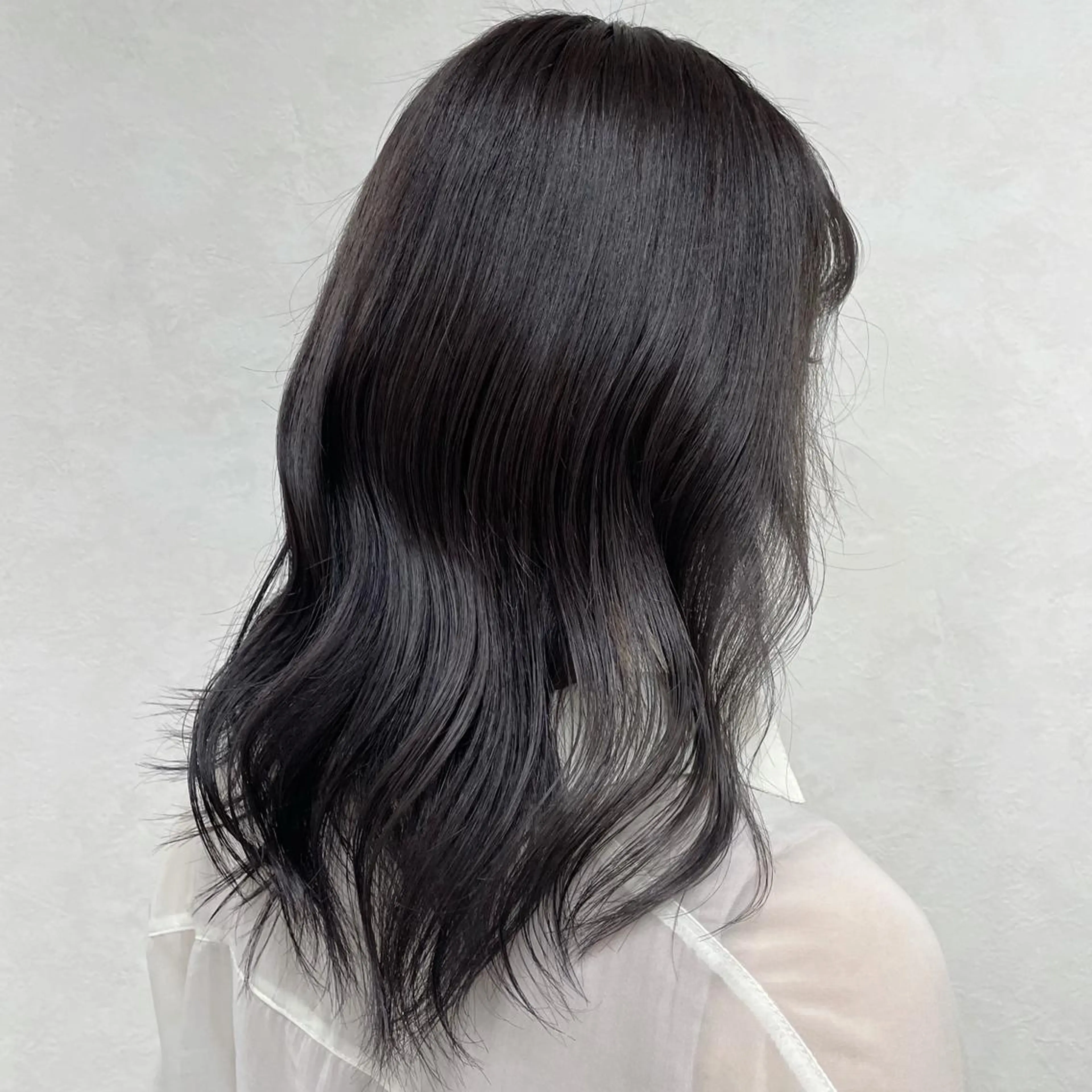 セミロング カラー 骨格、カラー診断士 ✂️淡中円花のヘアスタイル