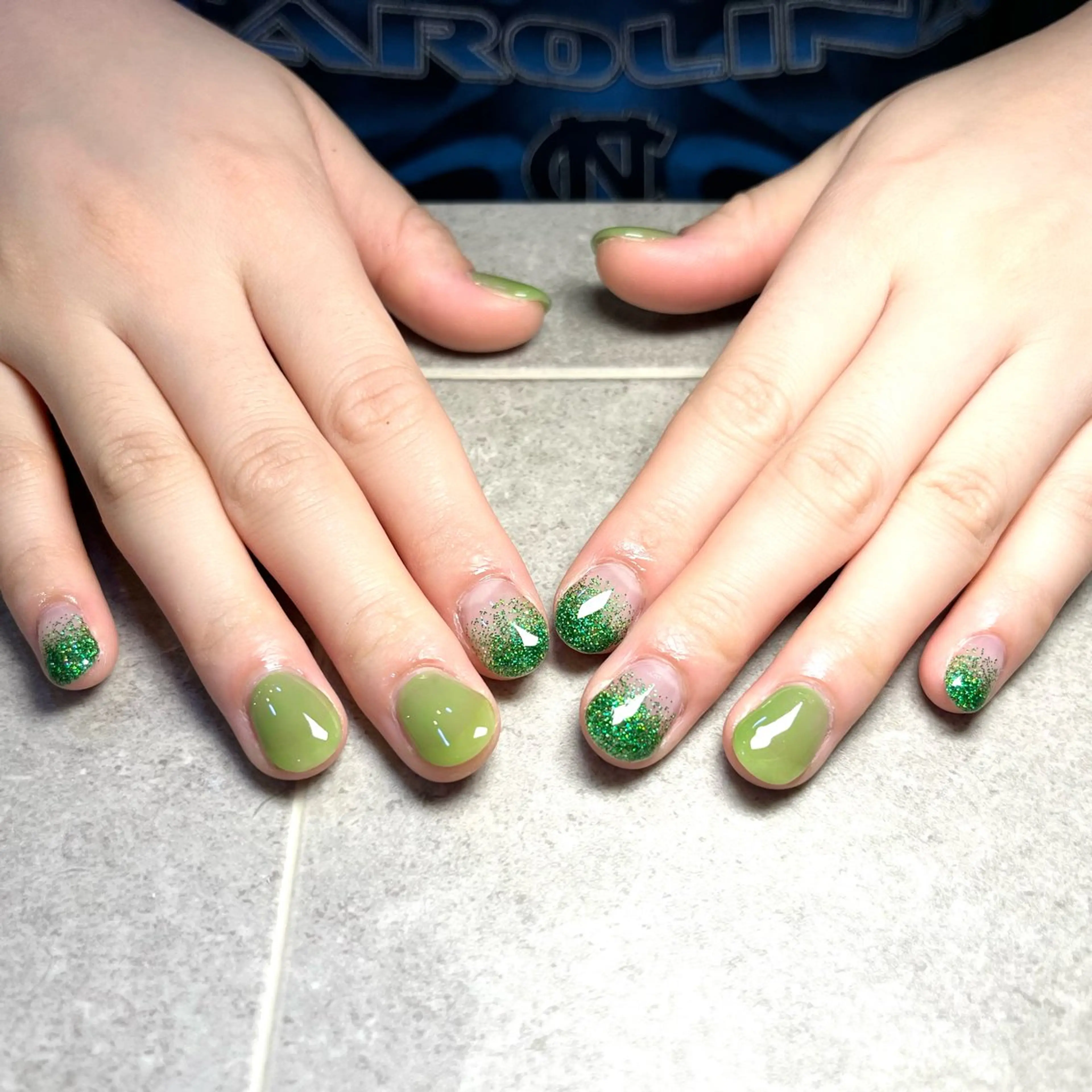 ネイル ラメ(グリッター) ラメグラデーション ワンカラーネイル 🌻Sunrich Fuka🌻のネイルデザイン