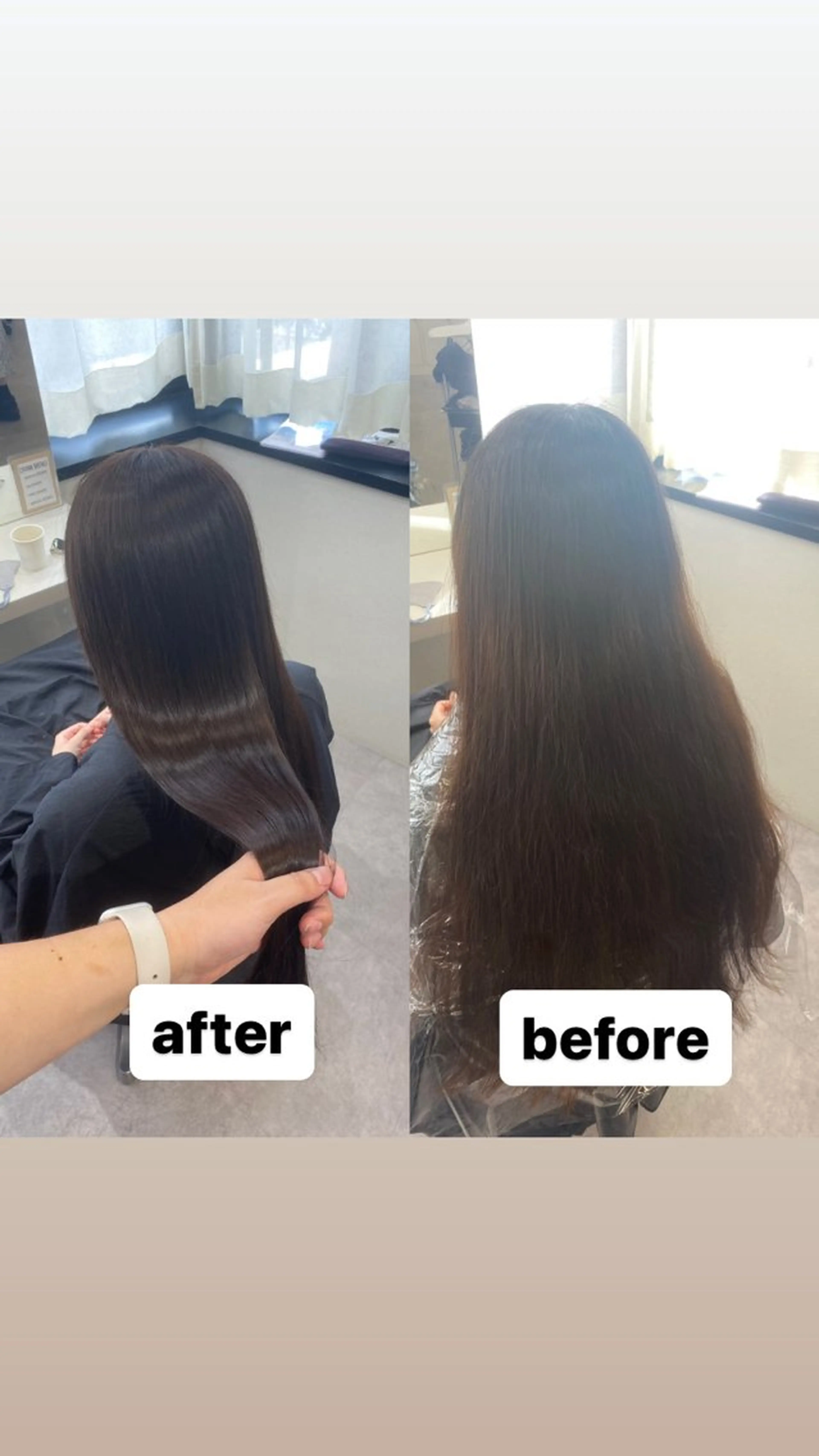 ロング カット トリートメント 韓国風cut/ 縮毛矯正/正岡幹康のヘアスタイル