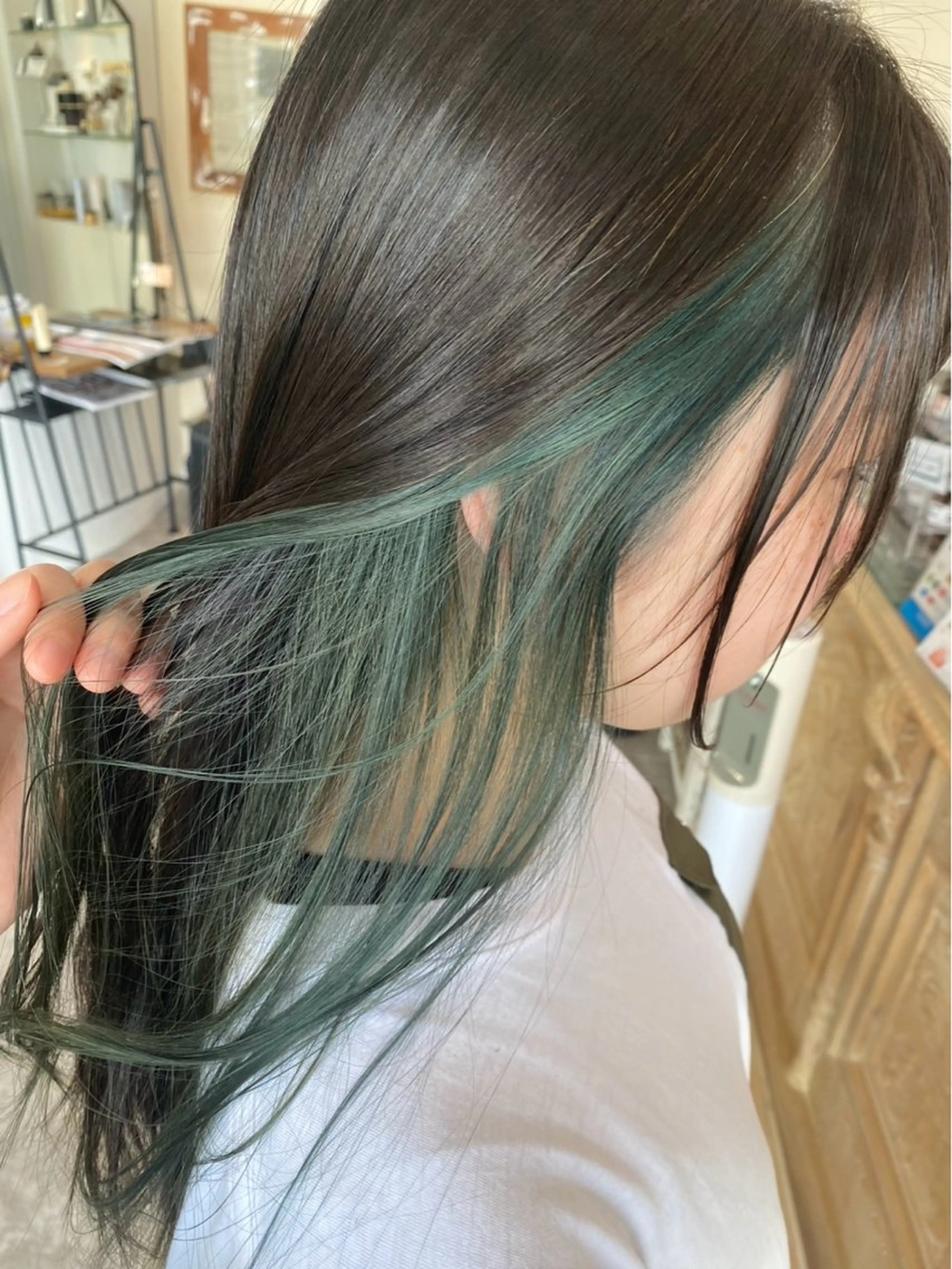 カラー+フェイスフレーミングブリーチの写真