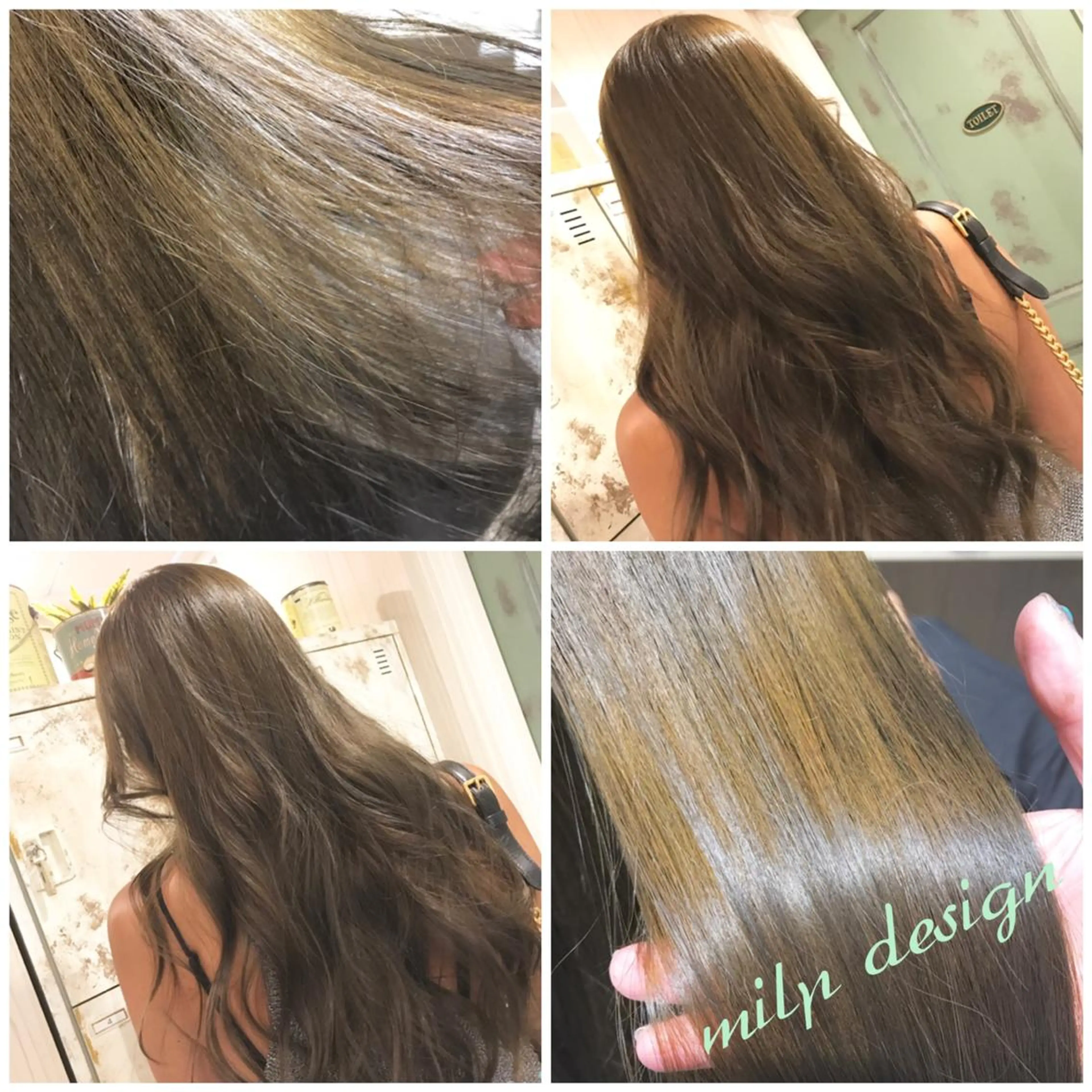 カラー 嶋村夏実🌼レイヤー 🌸白髪ぼかしのヘアスタイル