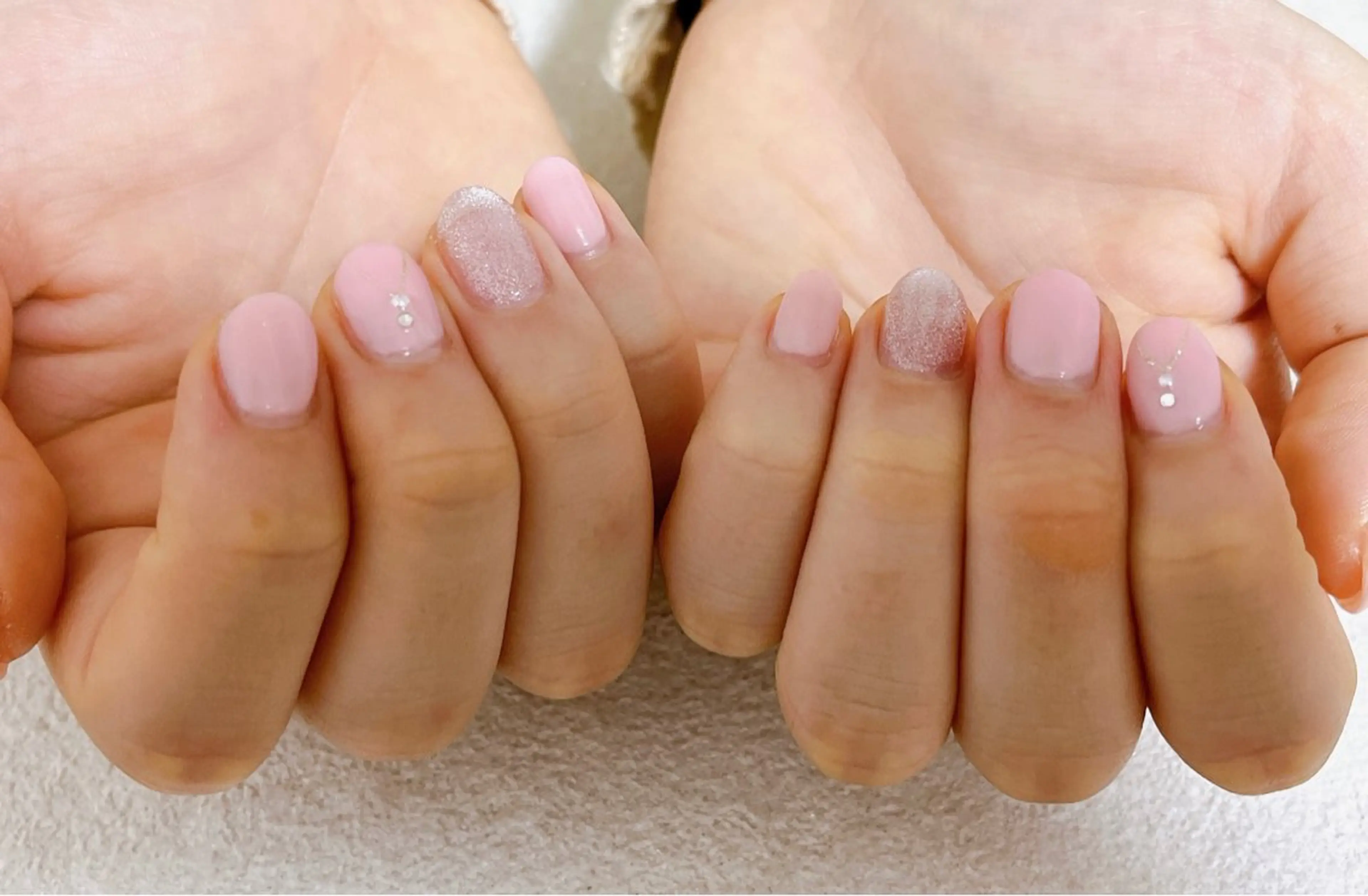 ネイル オーロラネイル フットネイル フレンチネイル ジェルネイル 韓国ネイル Mogu nail 二子玉川のネイルデザイン