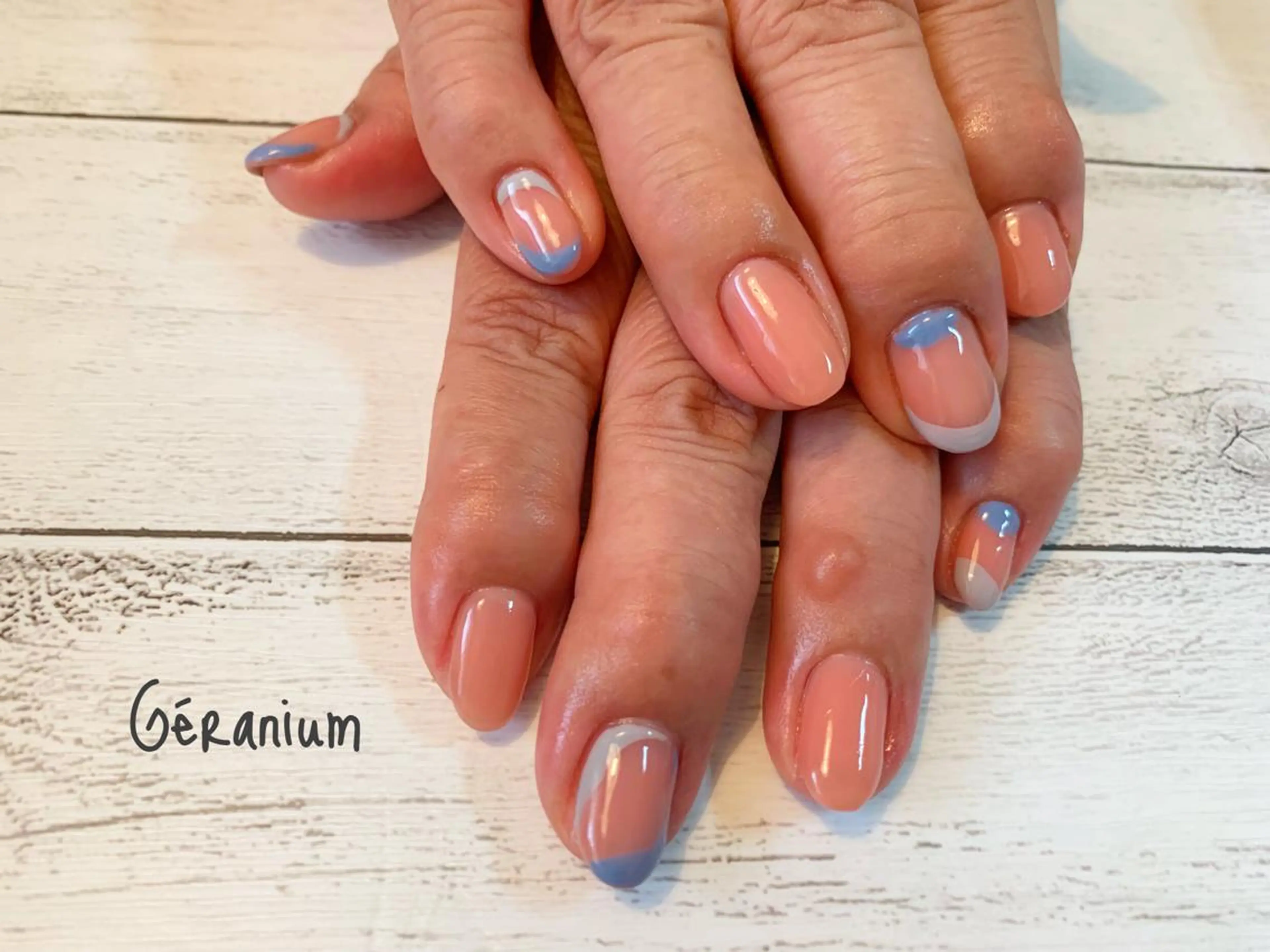 ネイル ハンドネイル フットネイル GéRanium Harukaのネイルデザイン