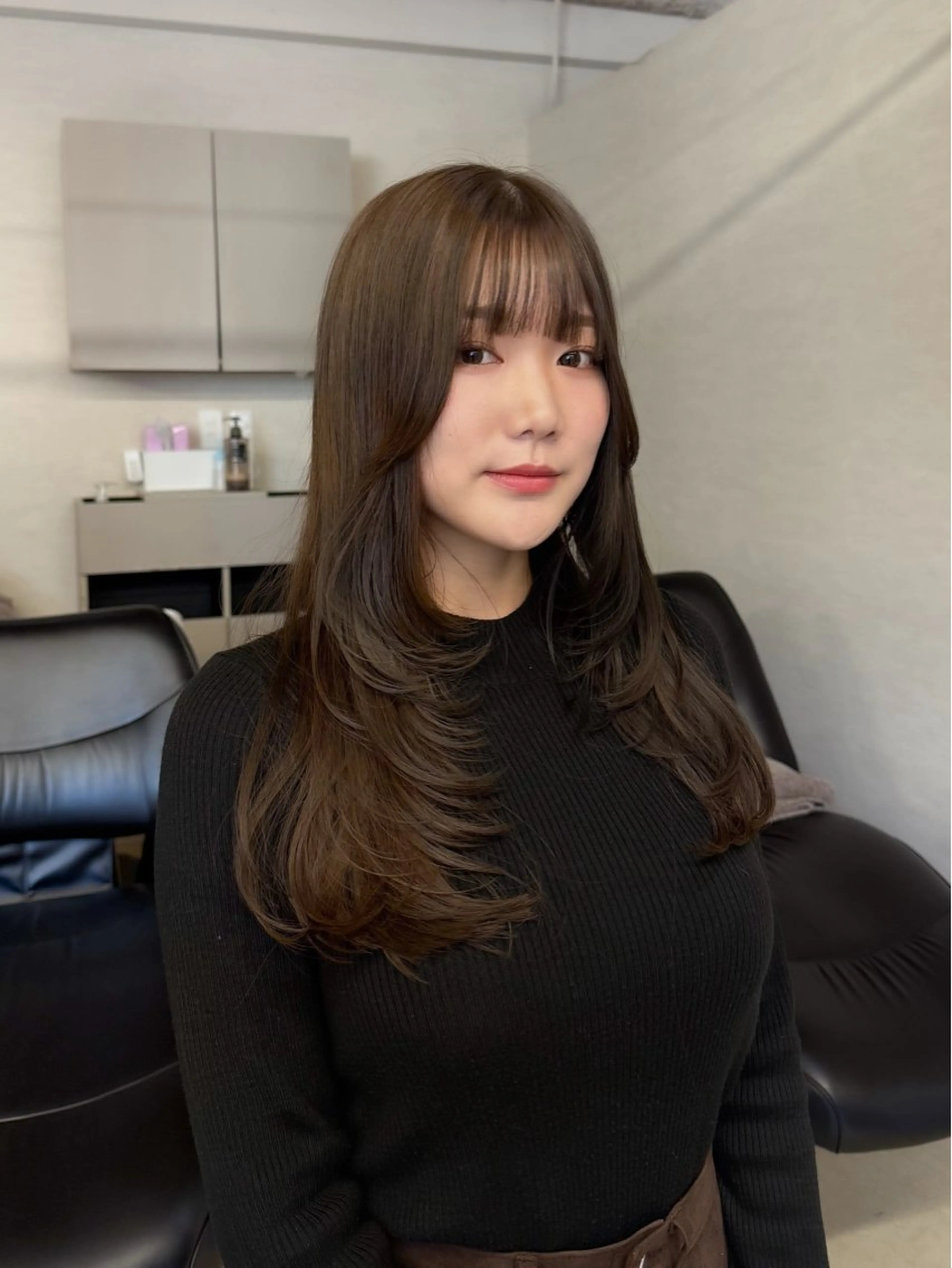 カラー 辺見 葵のヘアスタイル