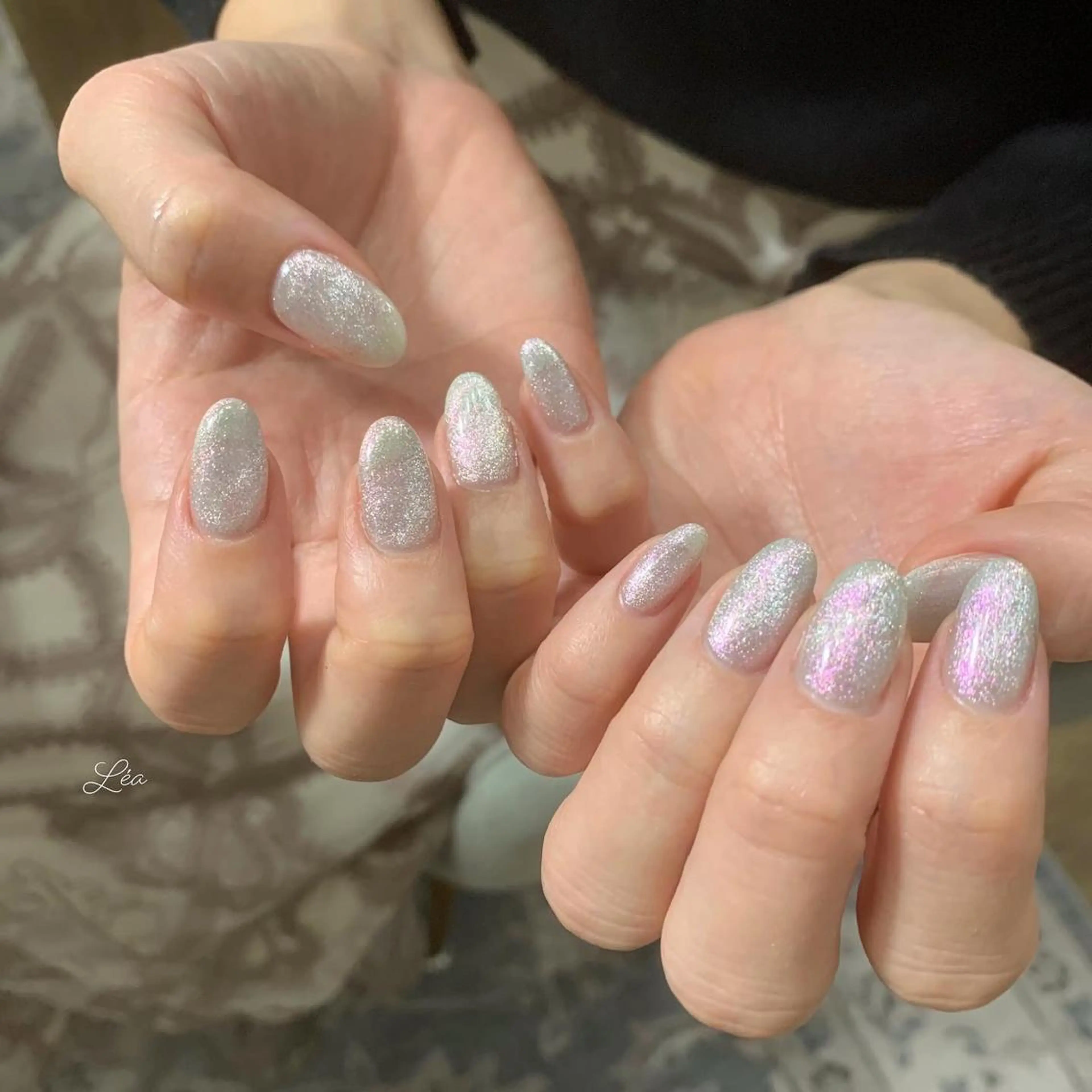 ネイル ジェルネイル マグネットネイル パラジェル ソフトジェル Léa nailのネイルデザイン