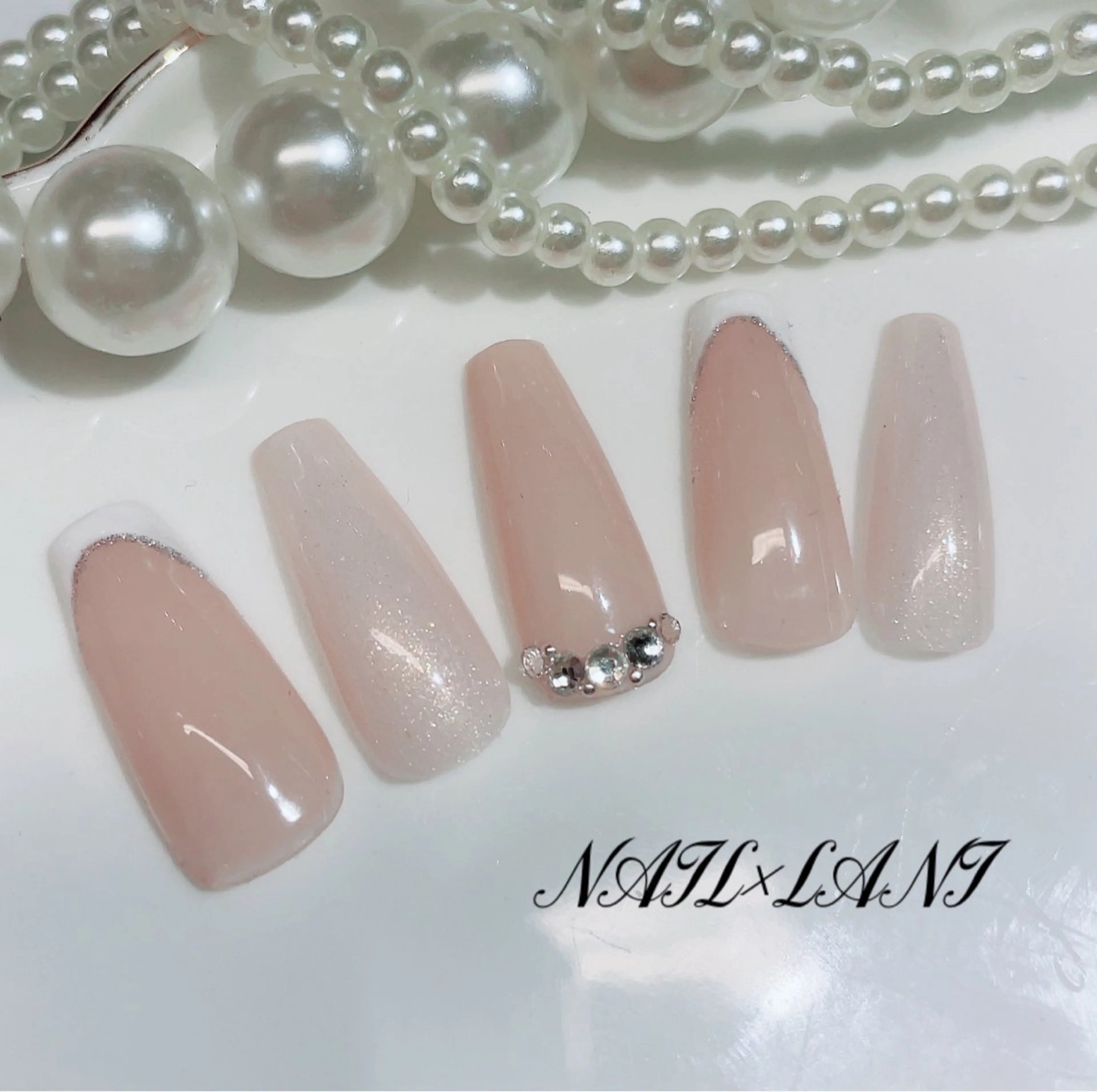 ネイル フットネイル ジェルネイル マグネットネイル パラジェル 一之瀬 柚季のネイルデザイン