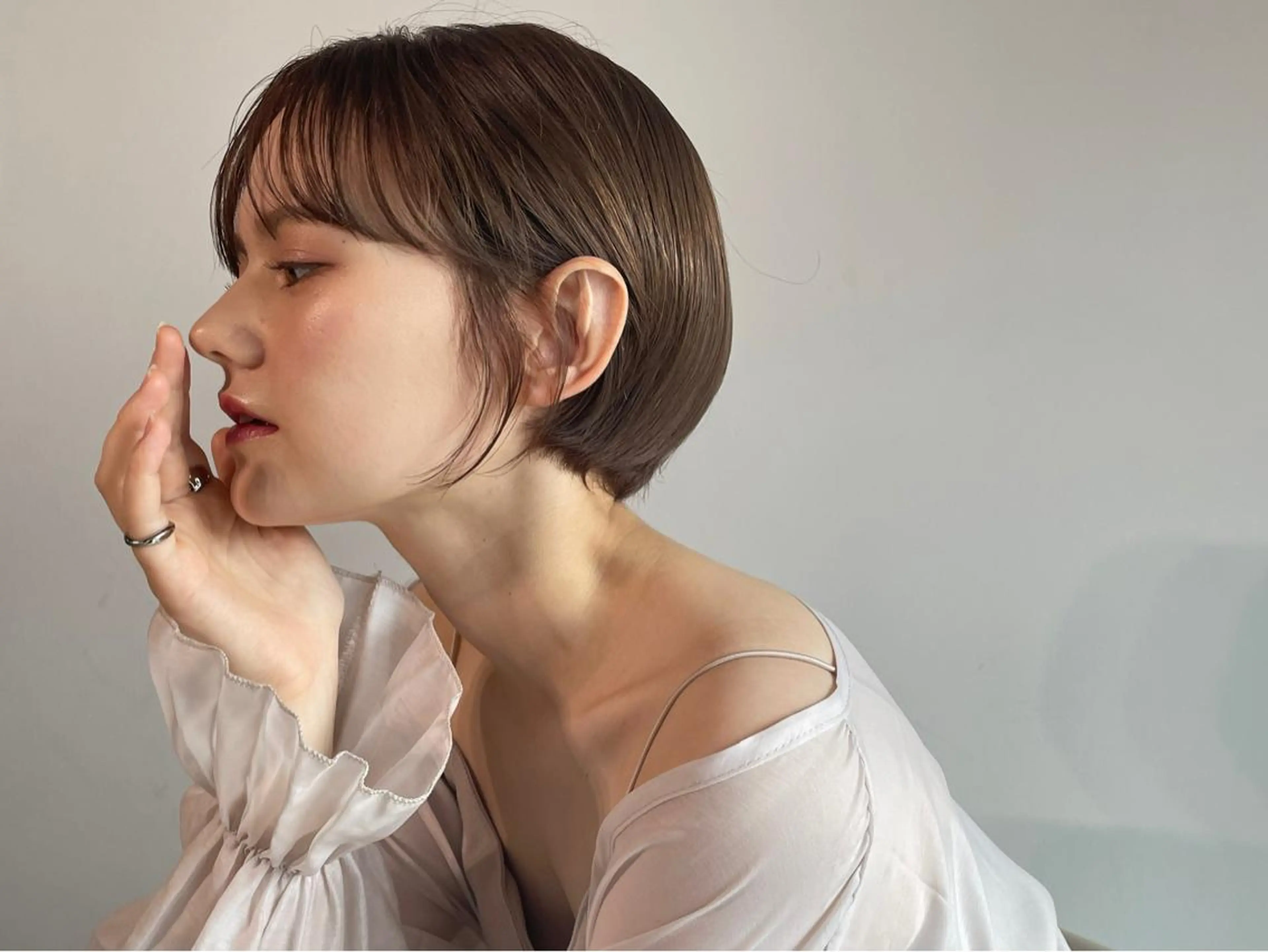 ショート カラー ヘアアレンジ キッズ マツエク・マツパ アイブロウ 透明感カラー/推しカ ラー☁️JURAのヘアスタイル