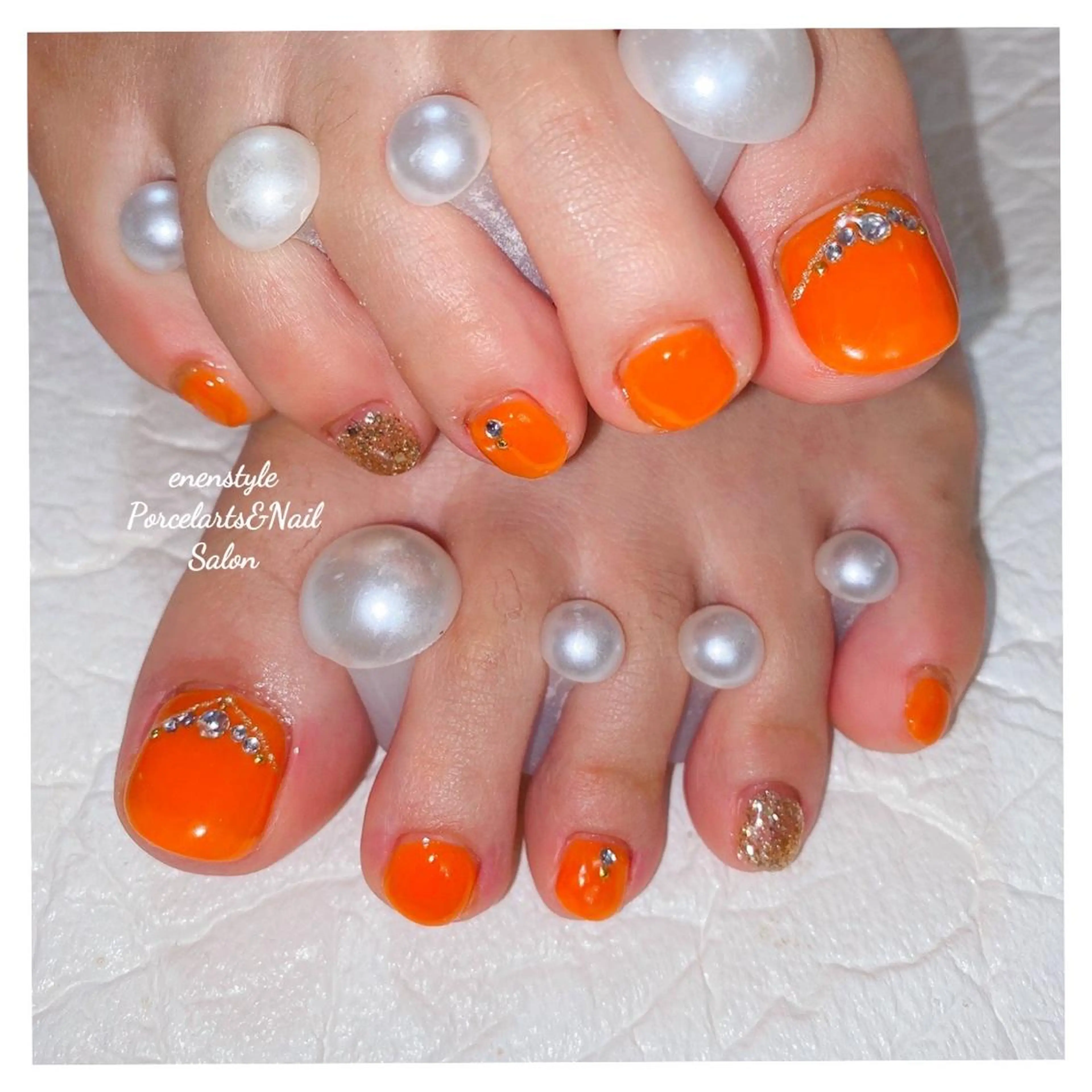 ミディアム ネイル 👑enen style👑のネイルデザイン
