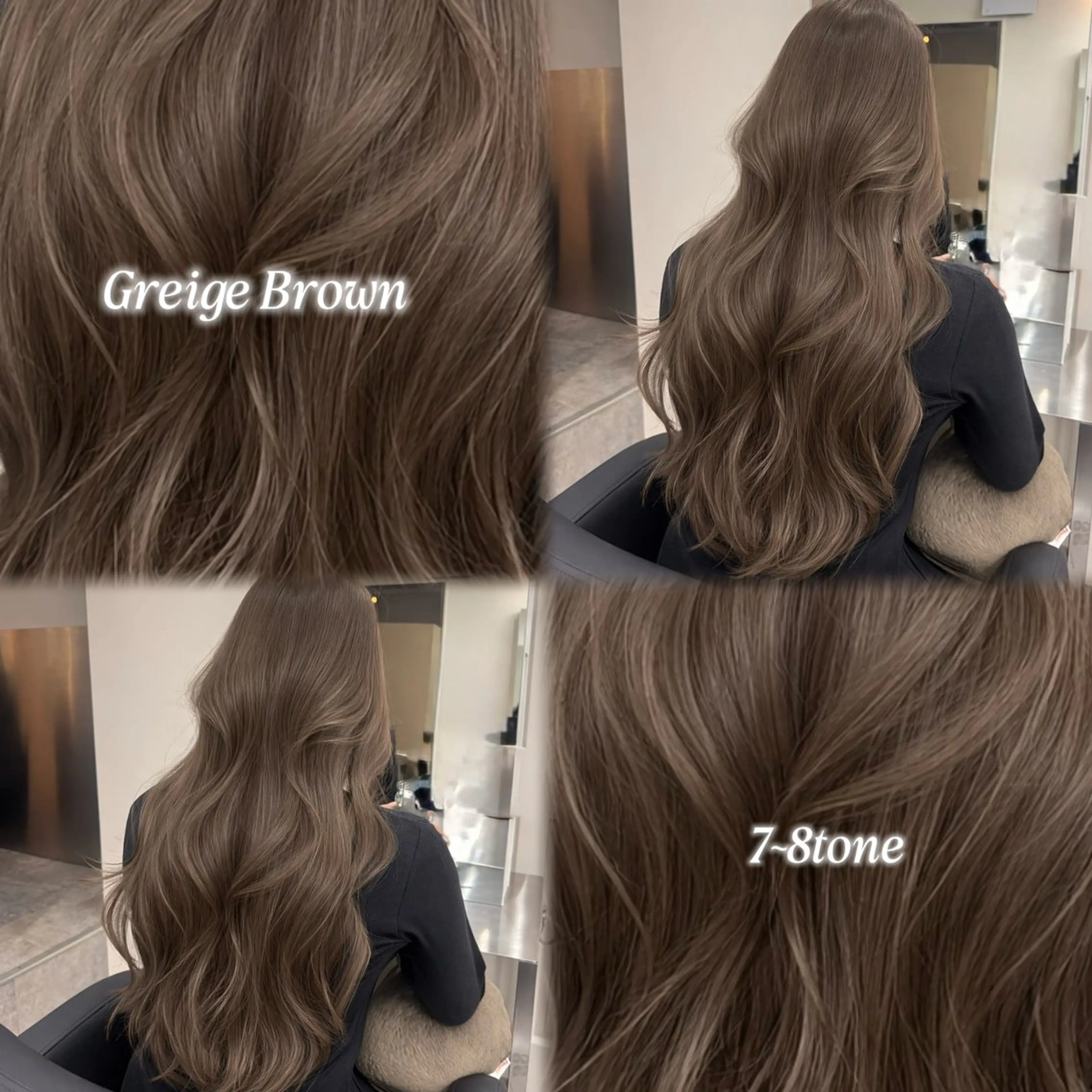 ロング カラー ヘアカラー トリートメント 🤍透明感カラー/ 韓国カラー/マホのヘアスタイル