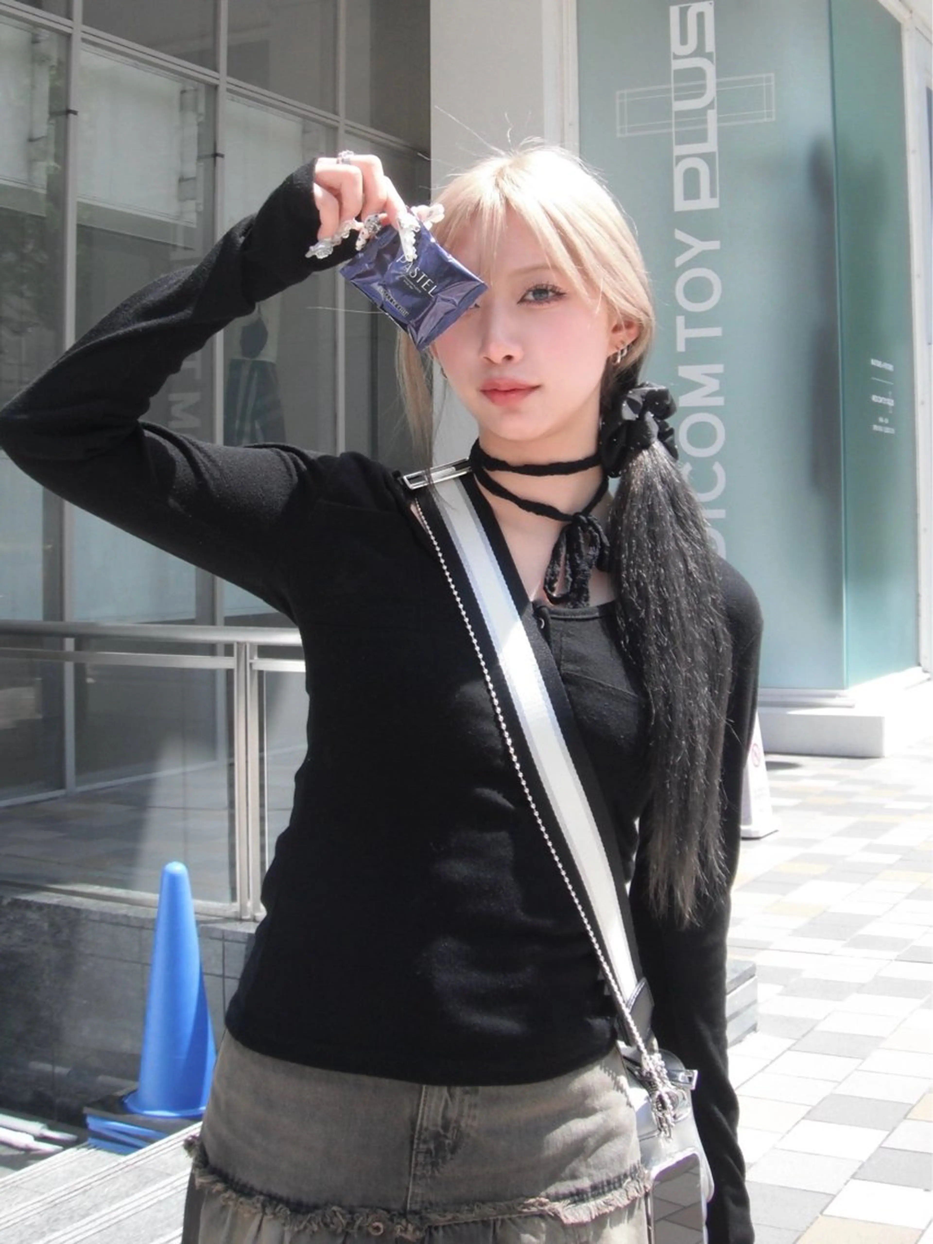 ロング カラー デザインカラー ヘアカラー 名古屋／デザイン／ ブリーチ/松井亮磨のヘアスタイル