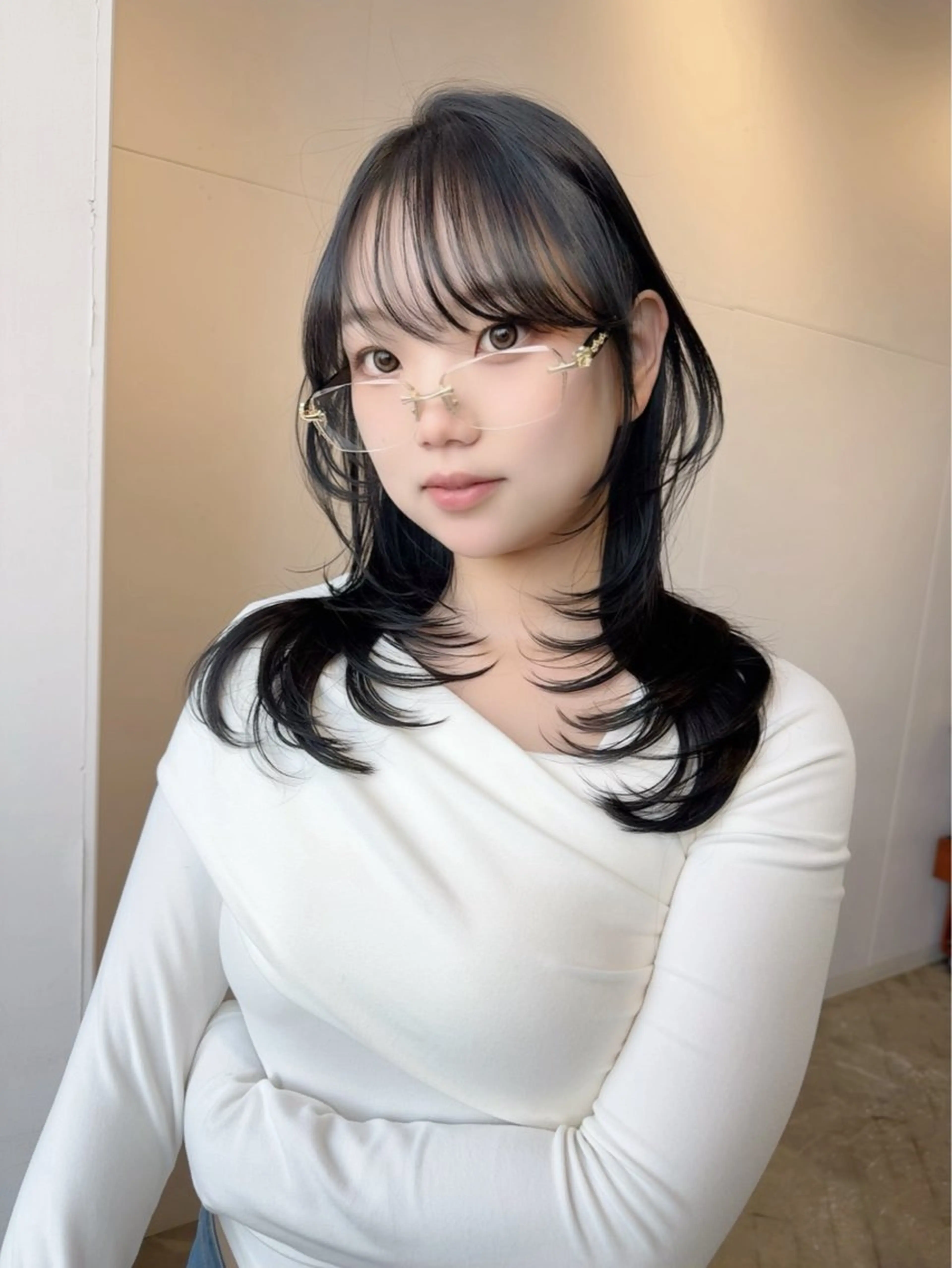 セミロング ハッシュカット 永田竜一/ レイヤーカットのその他イメージ