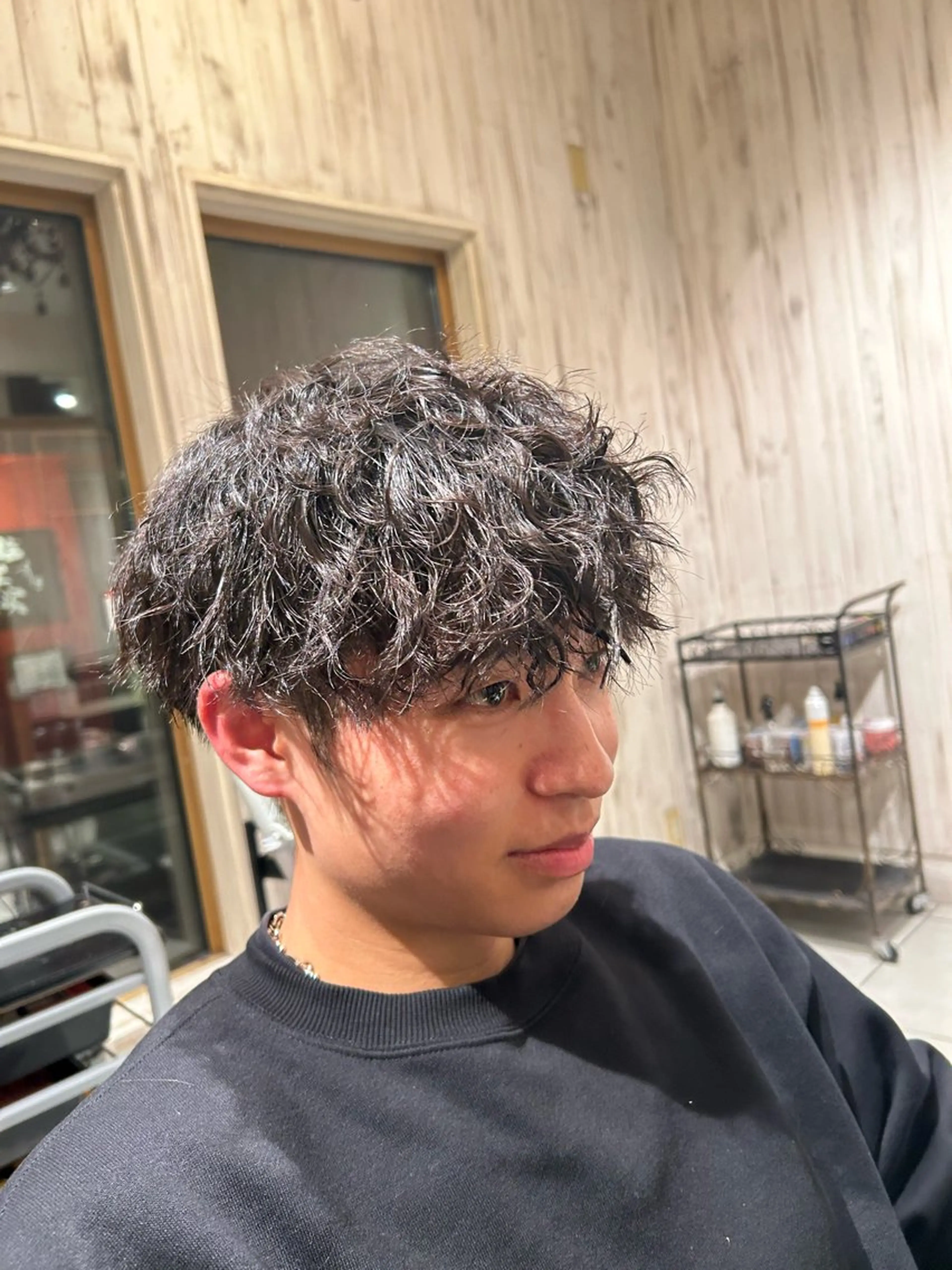 パーマ メンズ パーマ 竹内 都のヘアスタイル