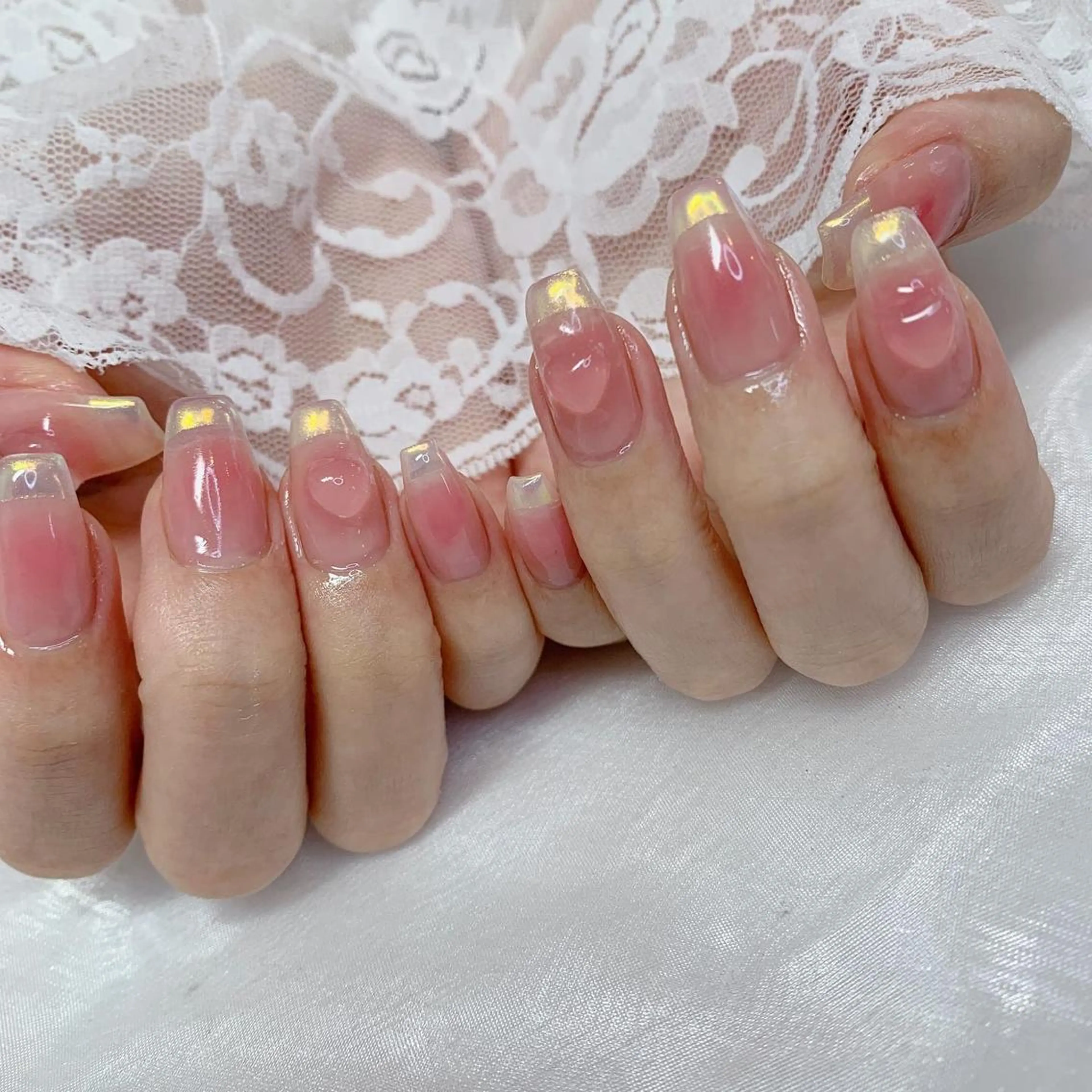 ネイル ハンドネイル La neige* yuki 🥯🍑のネイルデザイン