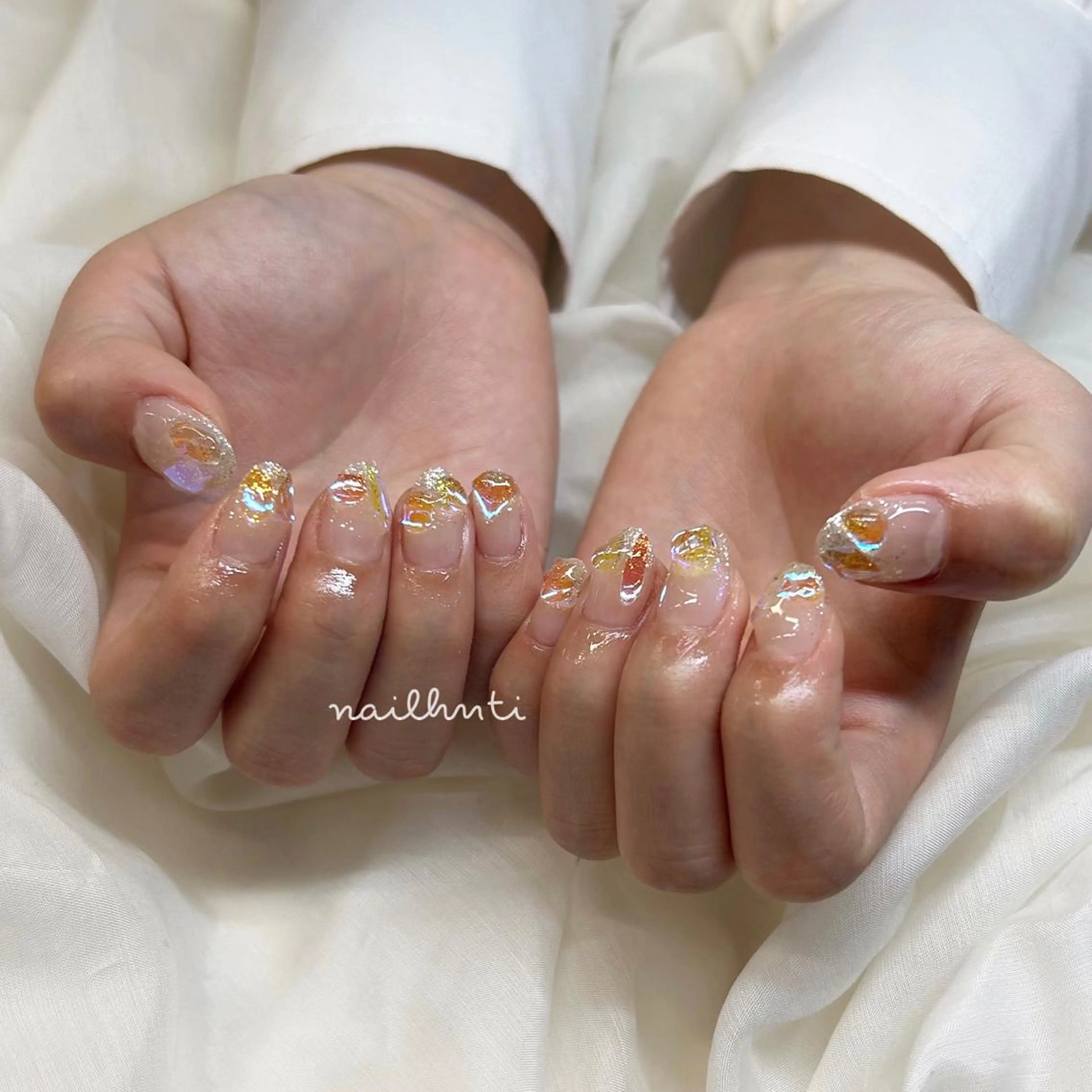 ネイル クリアネイル ラメ(グリッター) EMANON心斎橋店所属・大阪心斎橋ネイル/ hinataのネイルデザイン