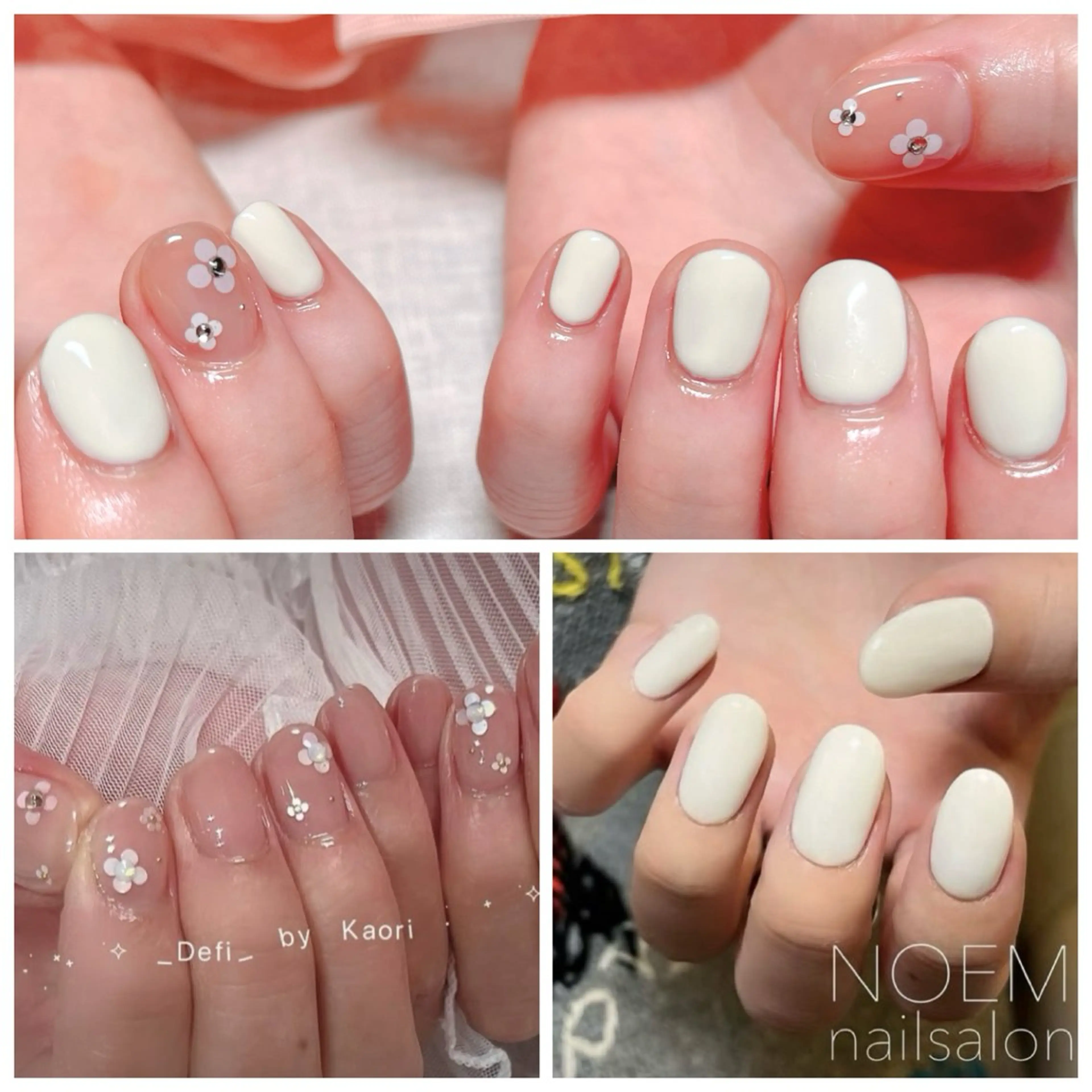 ネイル 長さ出し 持ち込み スカルプネイル atelier mofのネイルデザイン