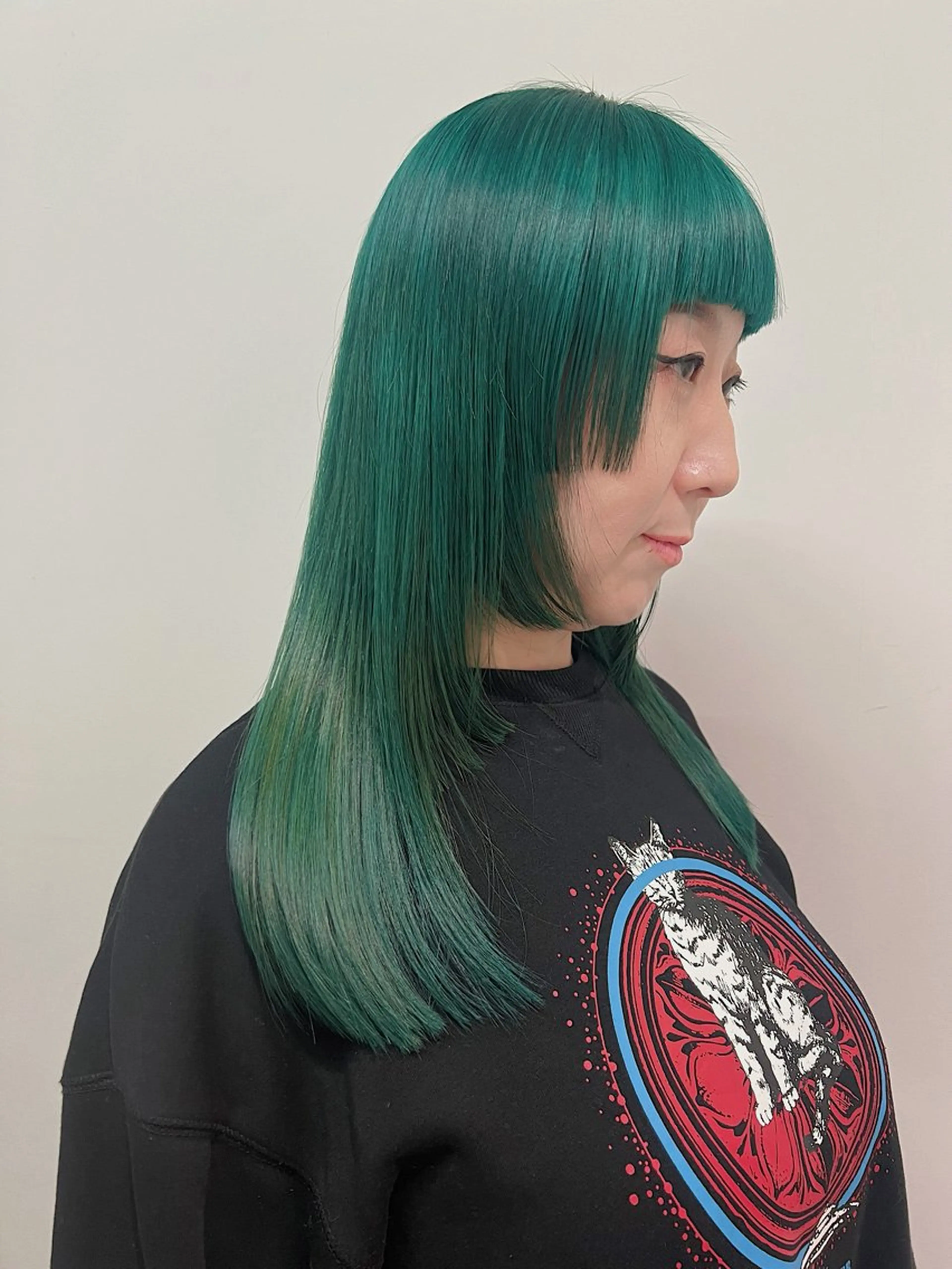 ロング カラー レイヤーカット 透明感カラー/レイヤ ーhinata.のヘアスタイル