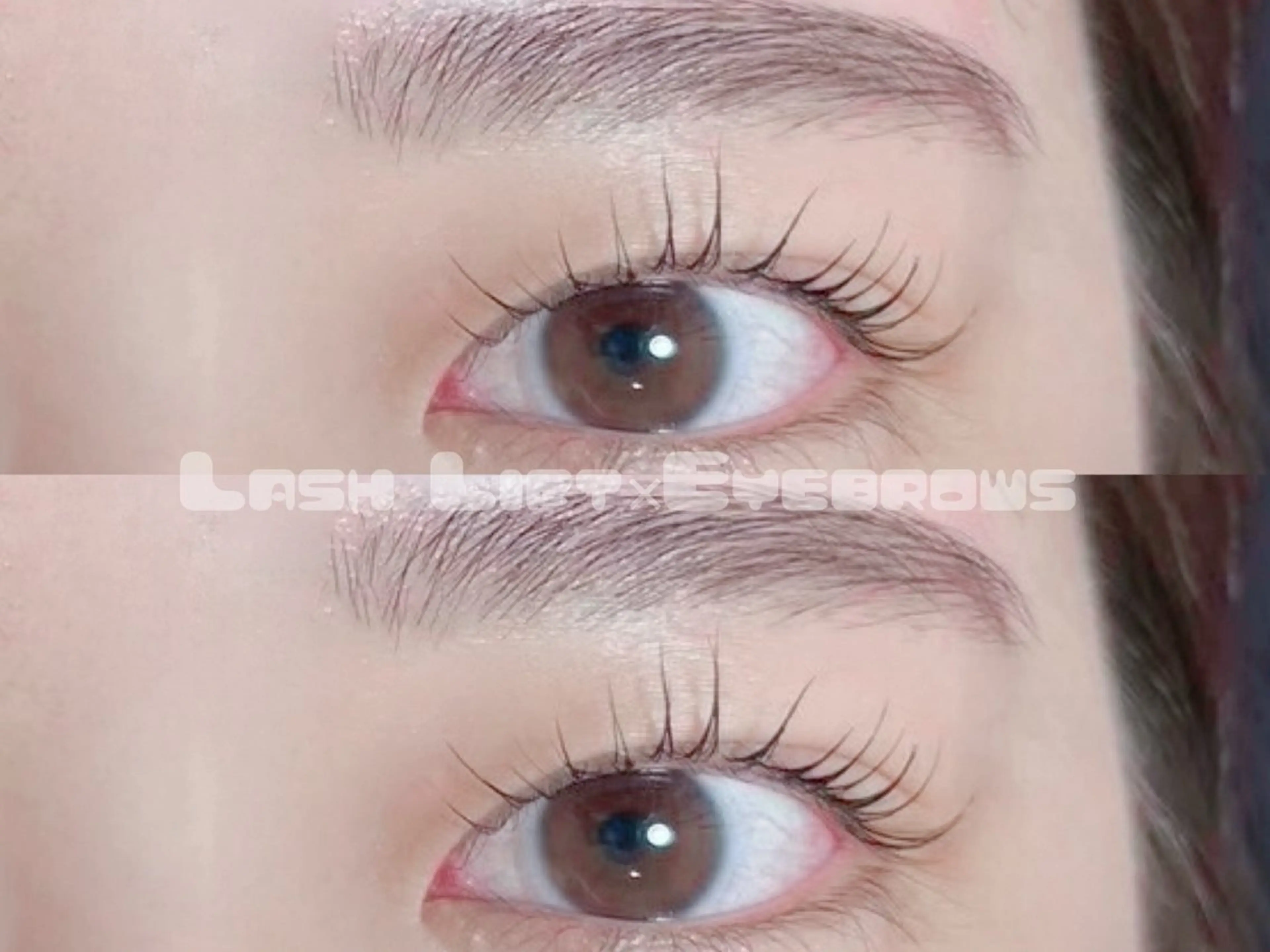【ミニモ学割】🪞似合わせデザイン🪞Lash Lift上➕Eyebrow Wax‎(コーティング付き)の写真