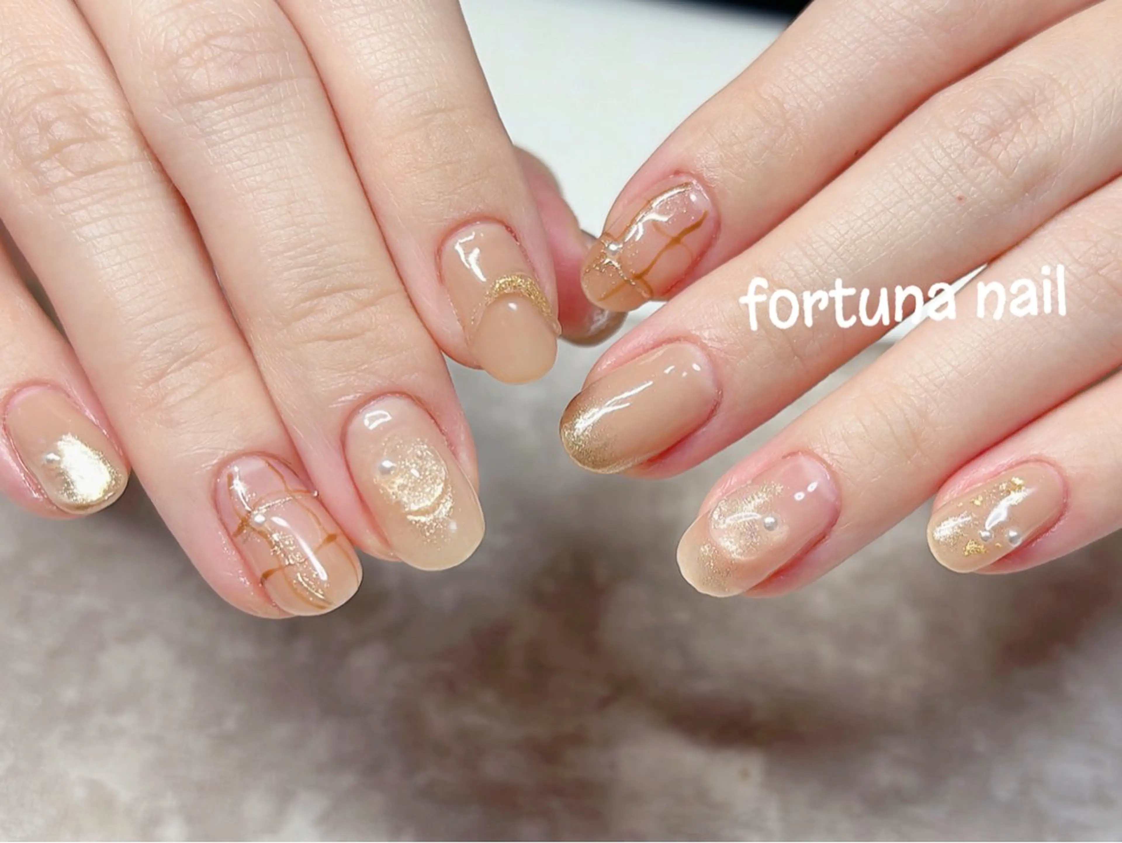 ネイル ハンドネイル Nail •Head スパFortunaのネイルデザイン