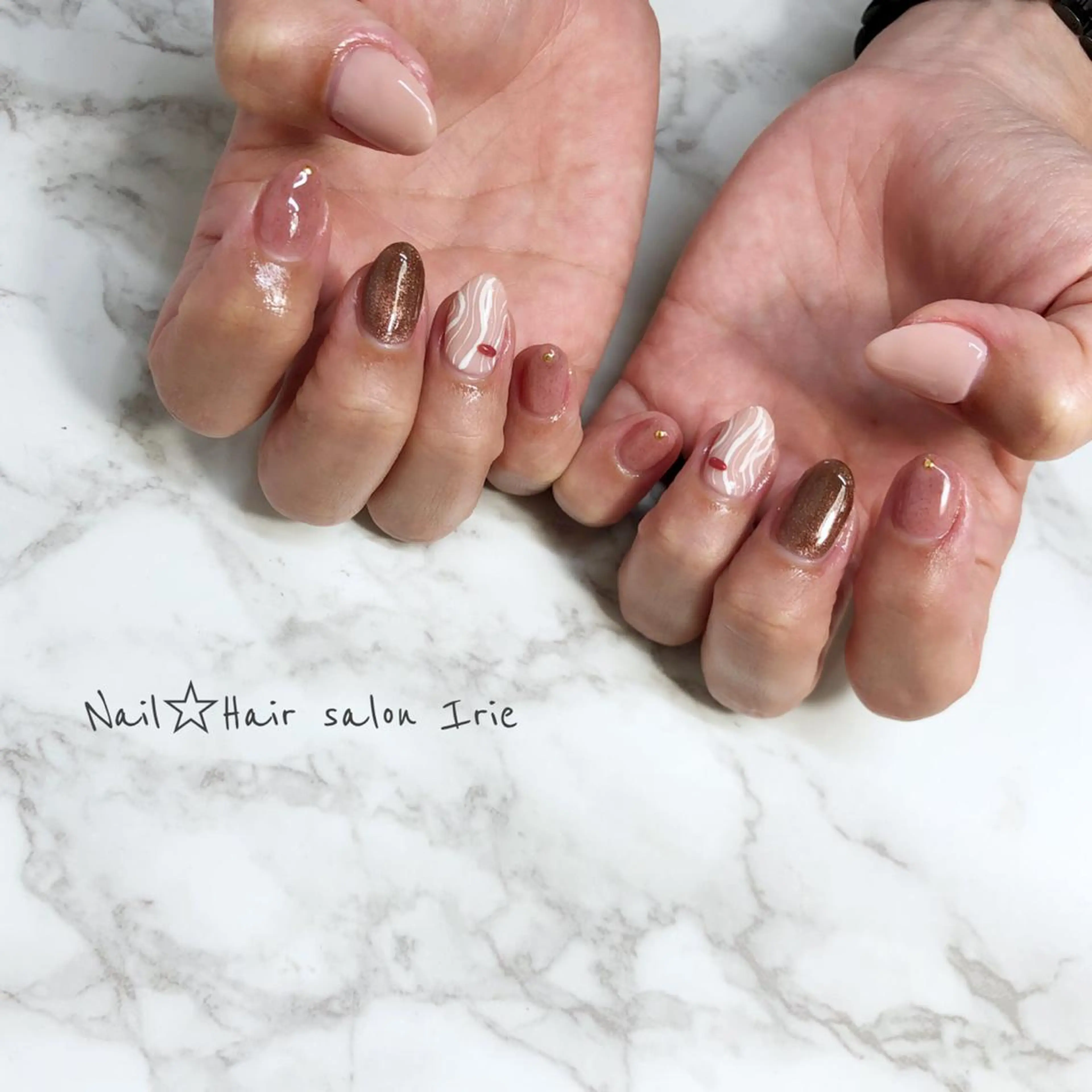 ネイル ハンドネイル Hair salon Irie所属・與儀 知佳のネイルデザイン