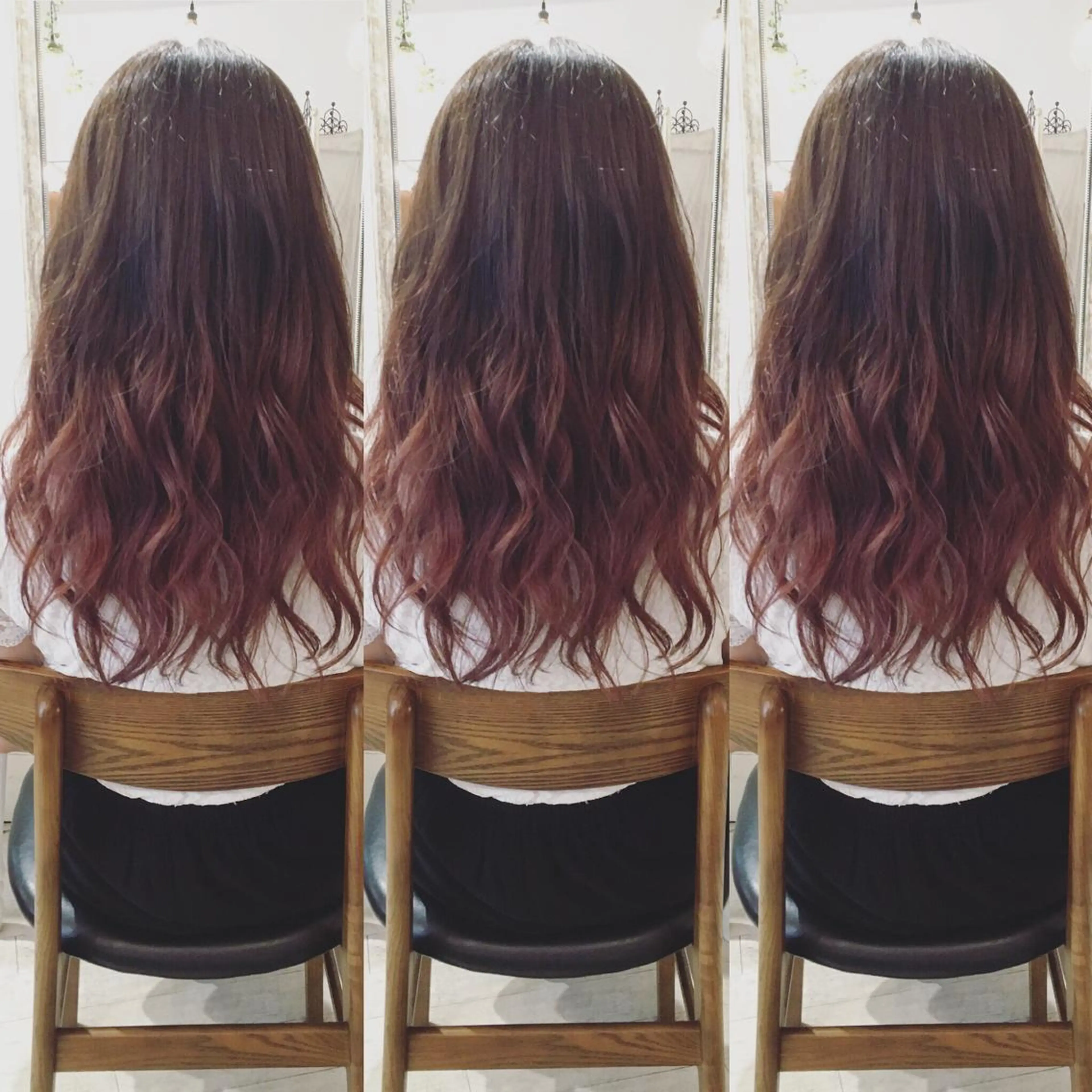 セミロング エクステ(レミー毛) NINEのヘアスタイル