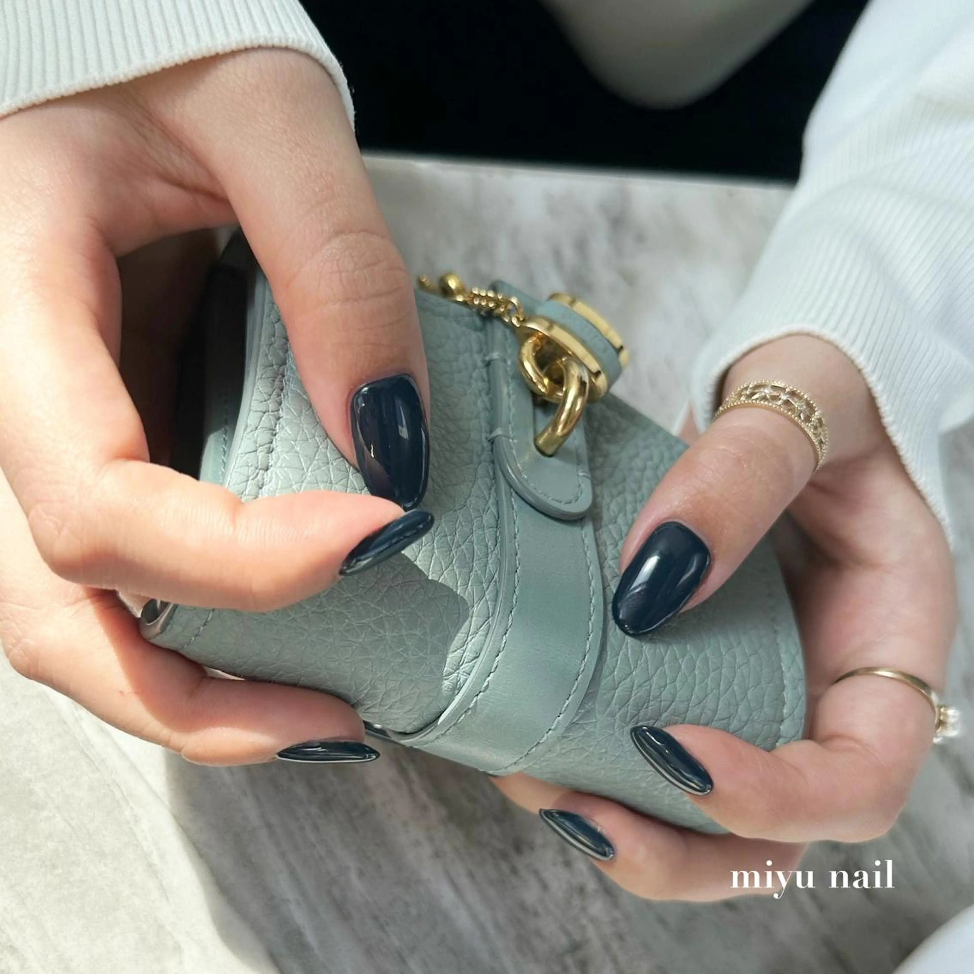 [hand]ジェル(オフ無し)ワンカラー ＋￥1000でパラジェル変更可能の写真