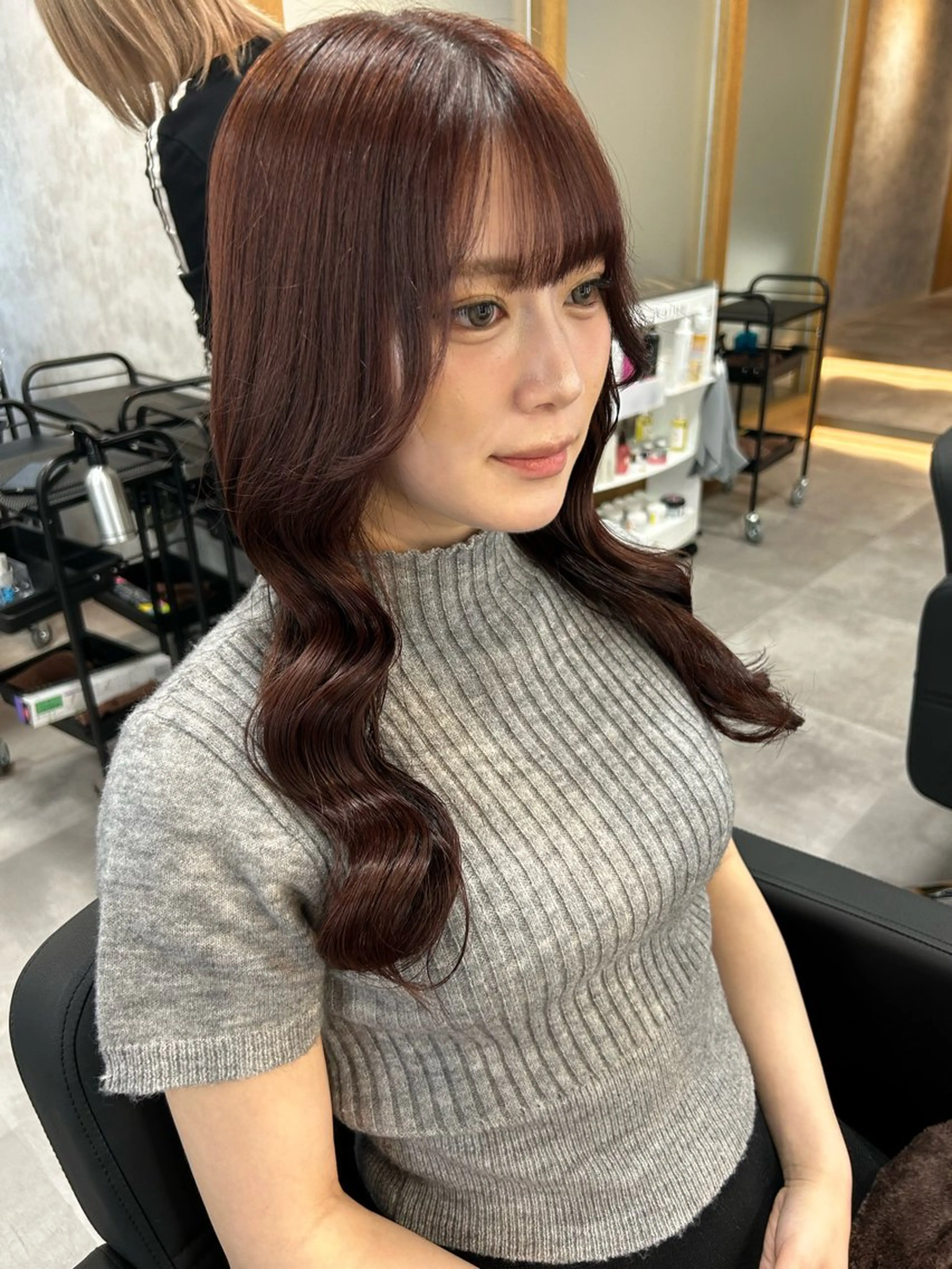 ロング カラー ヘアアレンジ ヘアカラー ブリーチなしの達人 🇰🇷KAITOのヘアスタイル