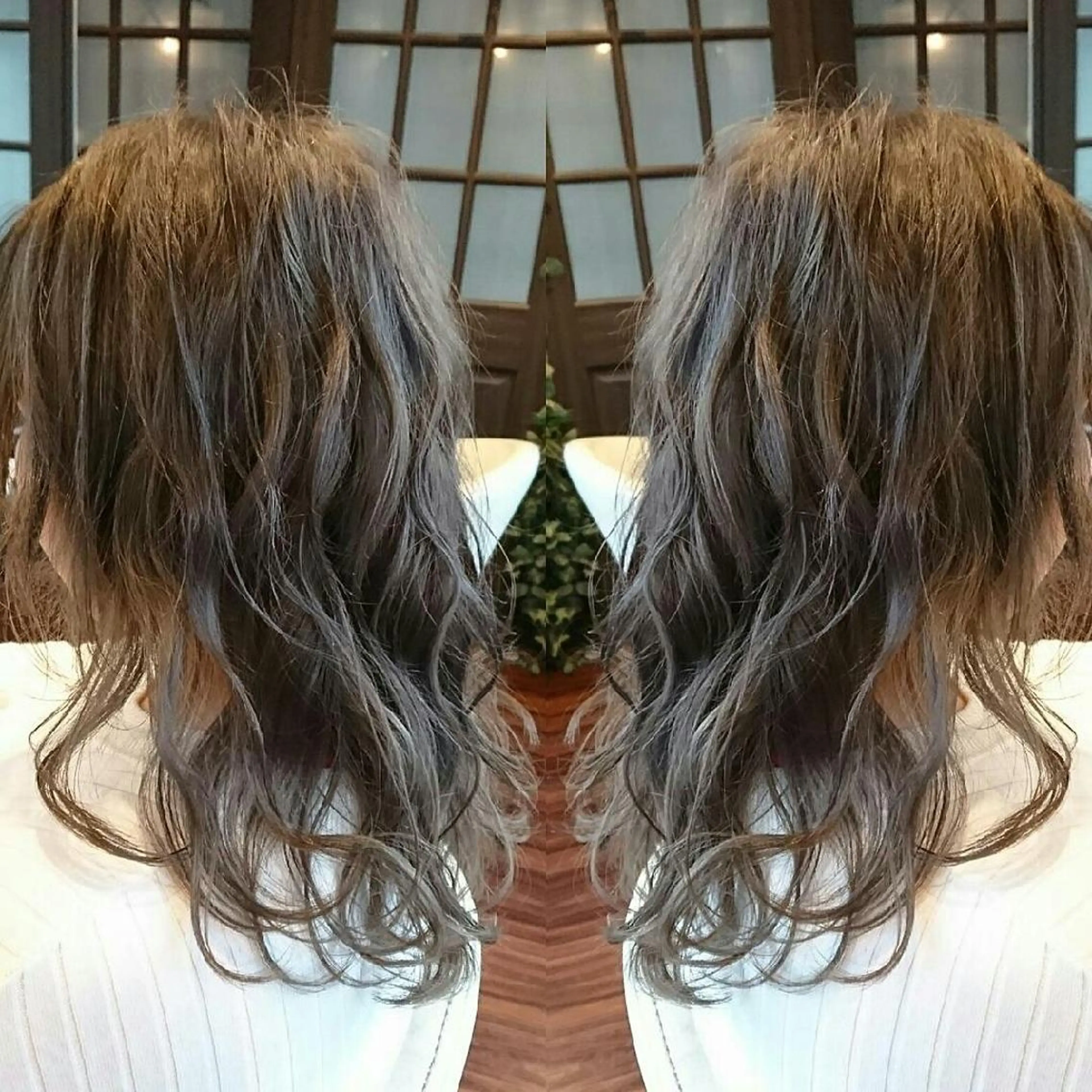 ミディアム カラー ブリーチ イルミナカラー youres センター南所属・センター南 SEIJIのヘアスタイル