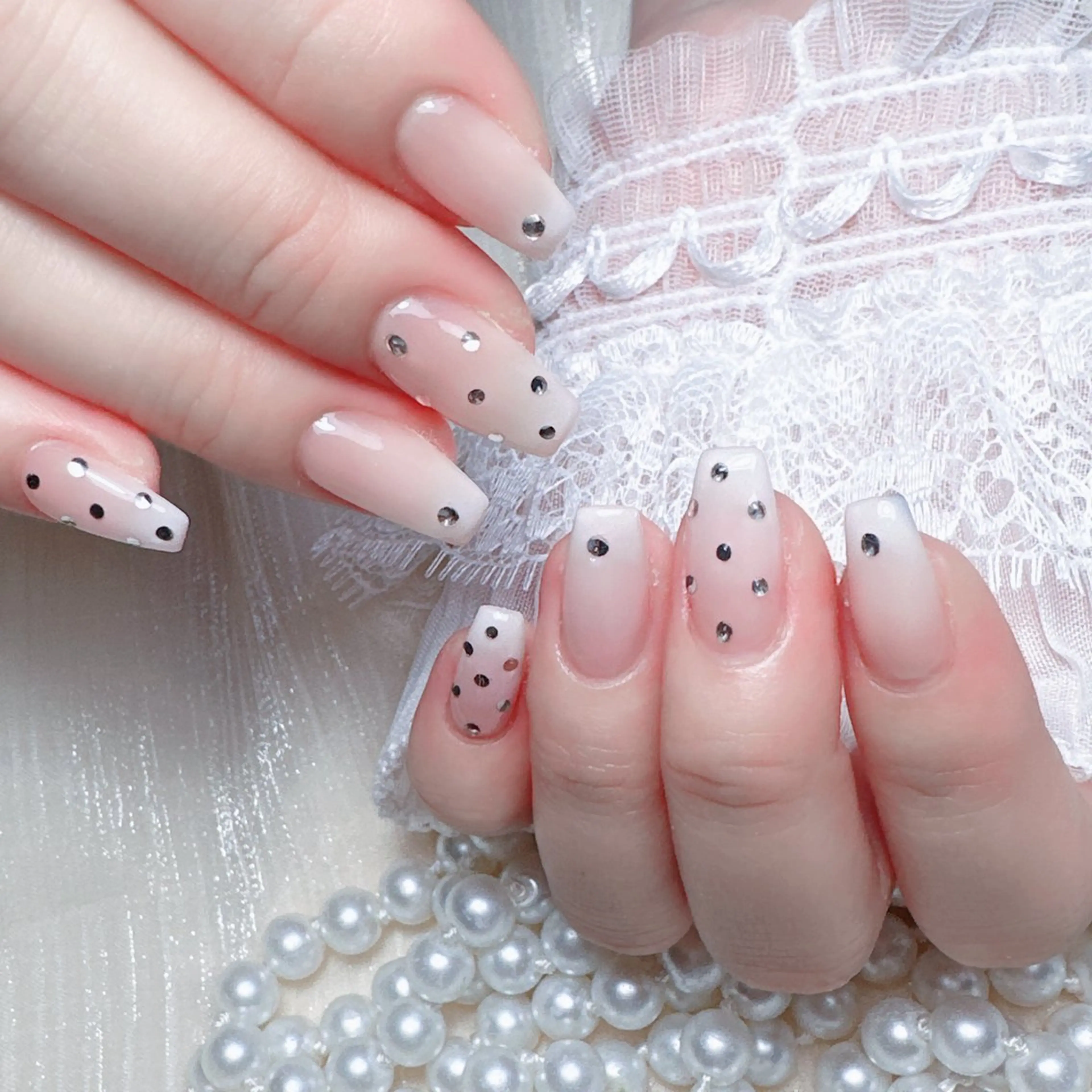ネイル ハンドネイル M🌷nail 長さだし専門店のネイルデザイン