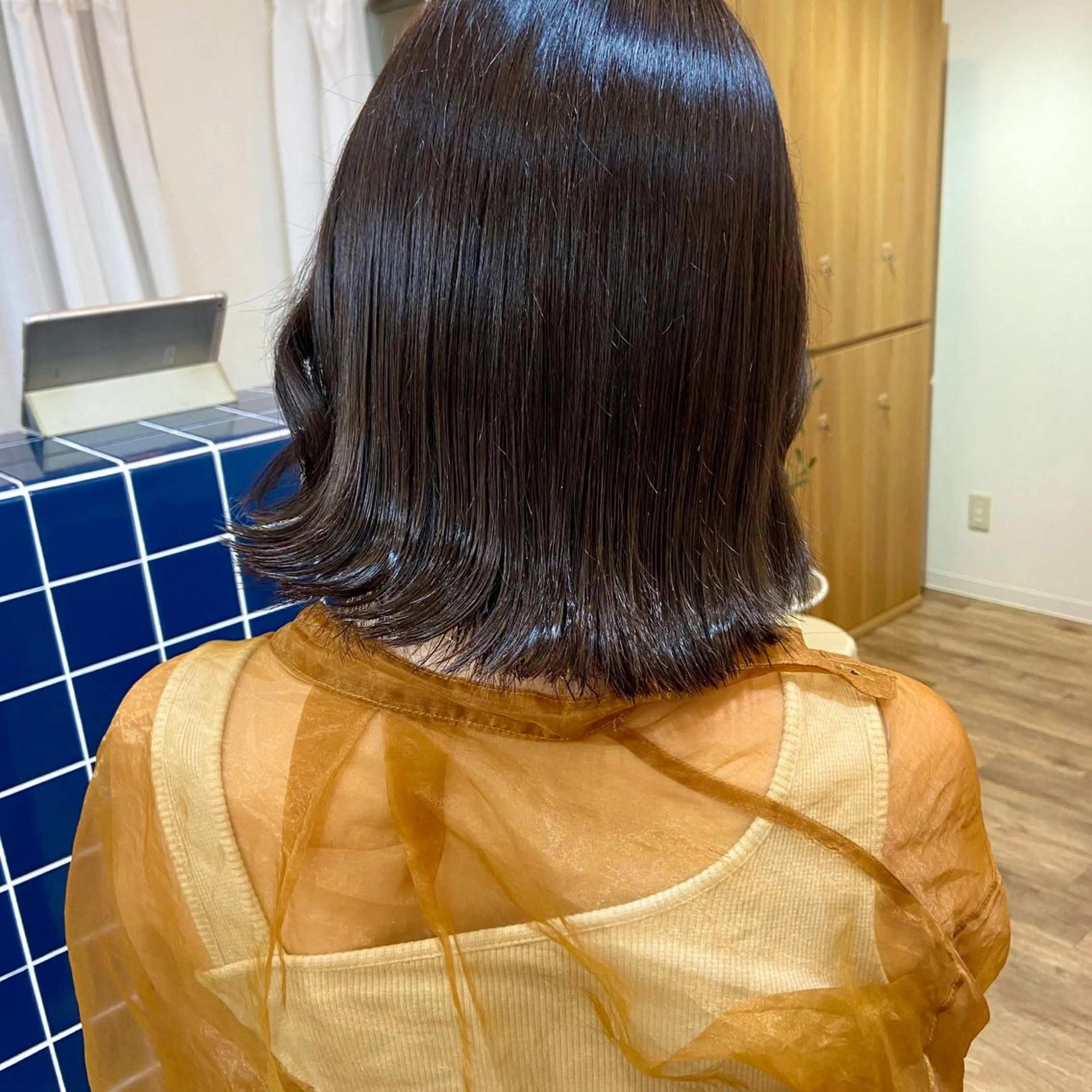 ミディアム カラー ベージュカラー ブリーチ ケアブリーチ 透明感カラー ダブルカラー mai 🎀 / 梅田美容室のヘアスタイル