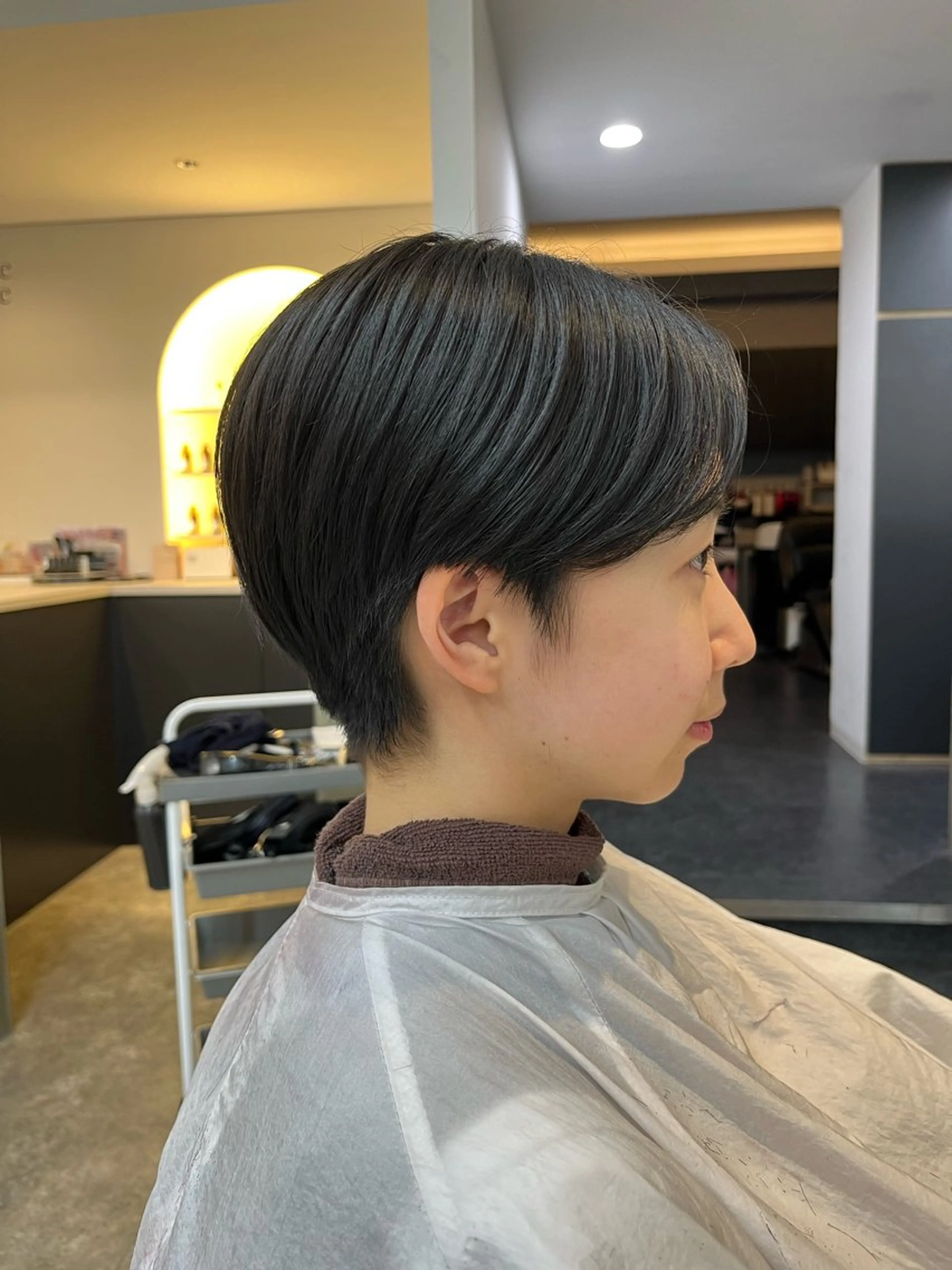 ショート 長尾 みのりのヘアスタイル