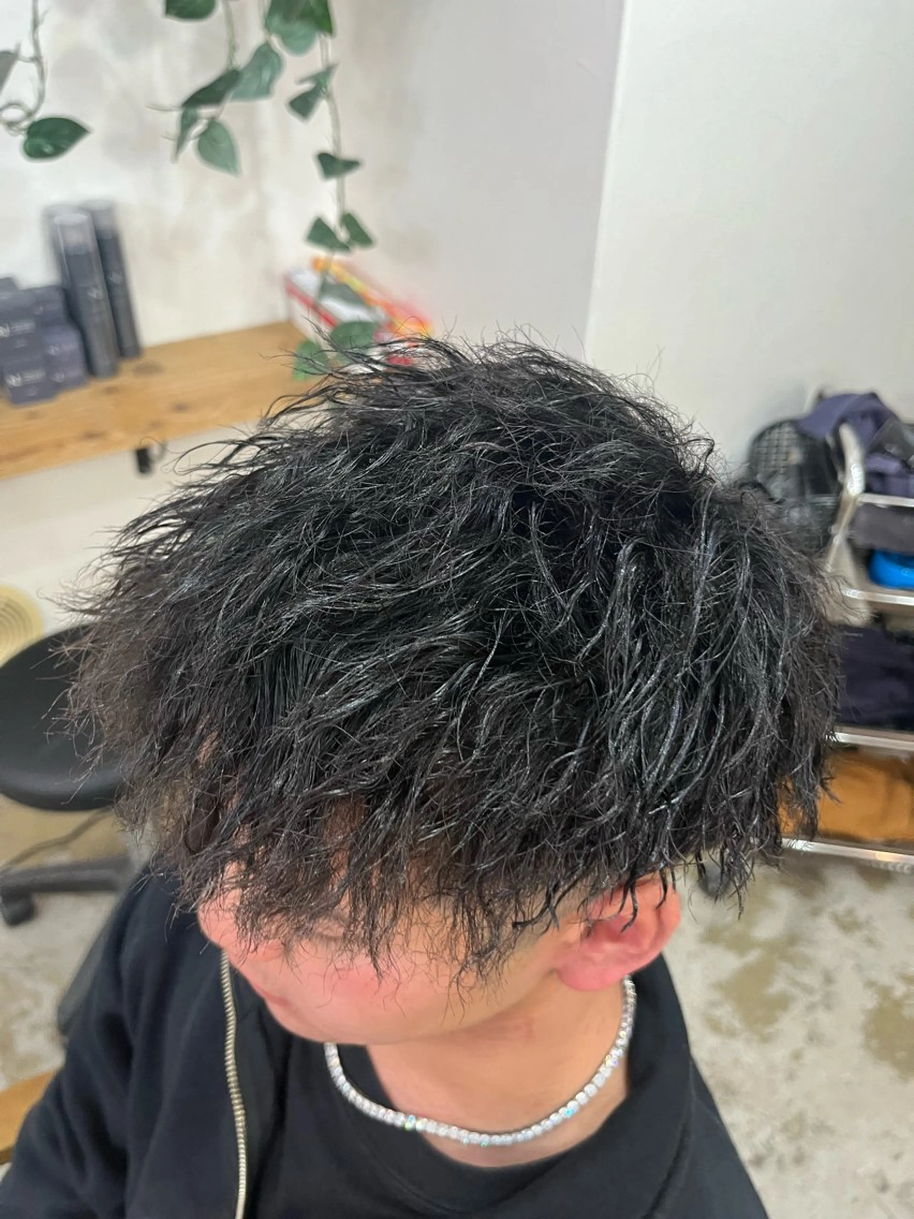 パーマ メンズ メンズハイライト メンズパーマ スペインカール スパイキーショート メンズツイストパーマ カット パーマ 💇メンズパーマ💇 木村賢司のヘアスタイル