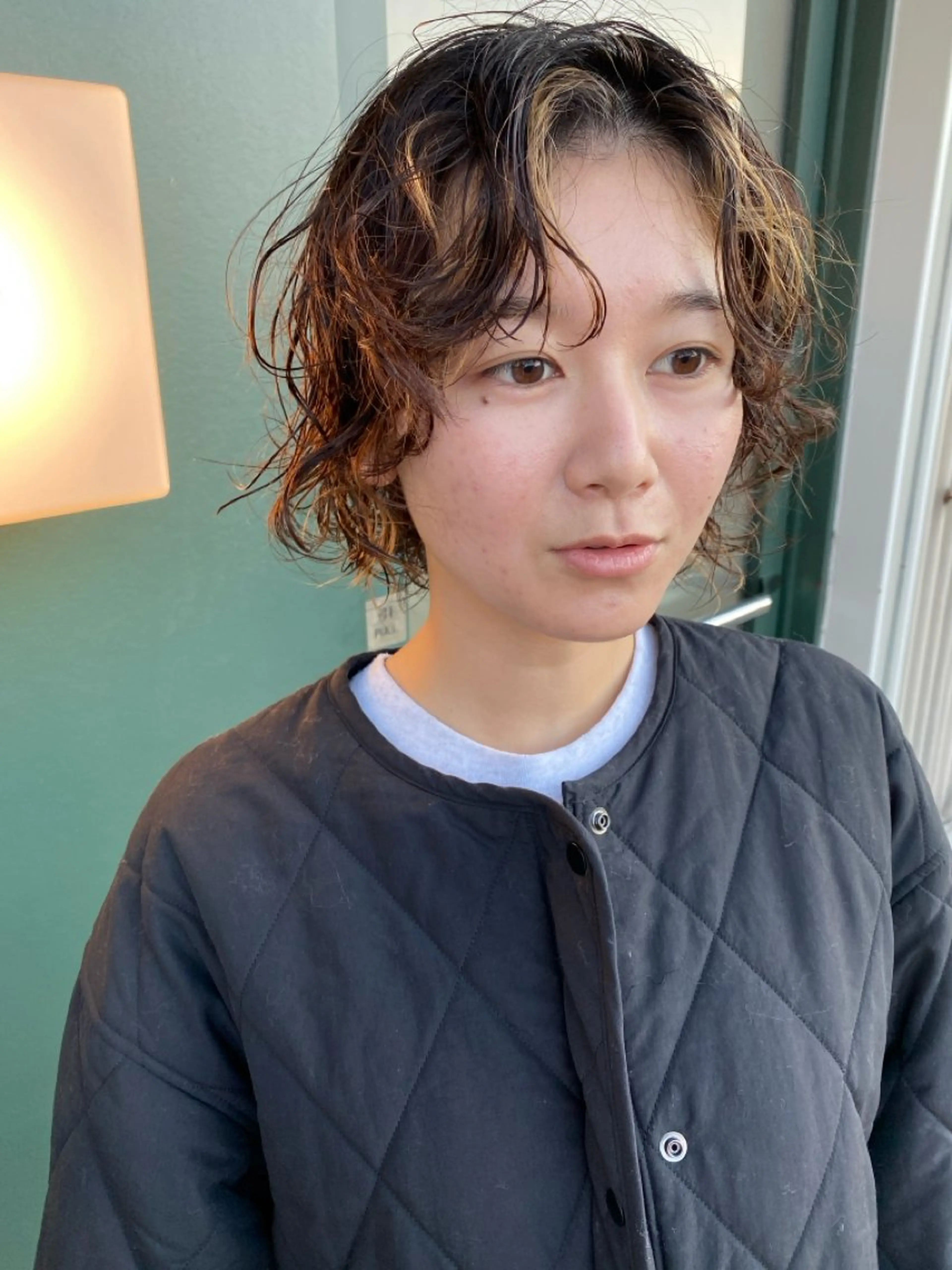 ショート パーマ 藤野 けいごのヘアスタイル