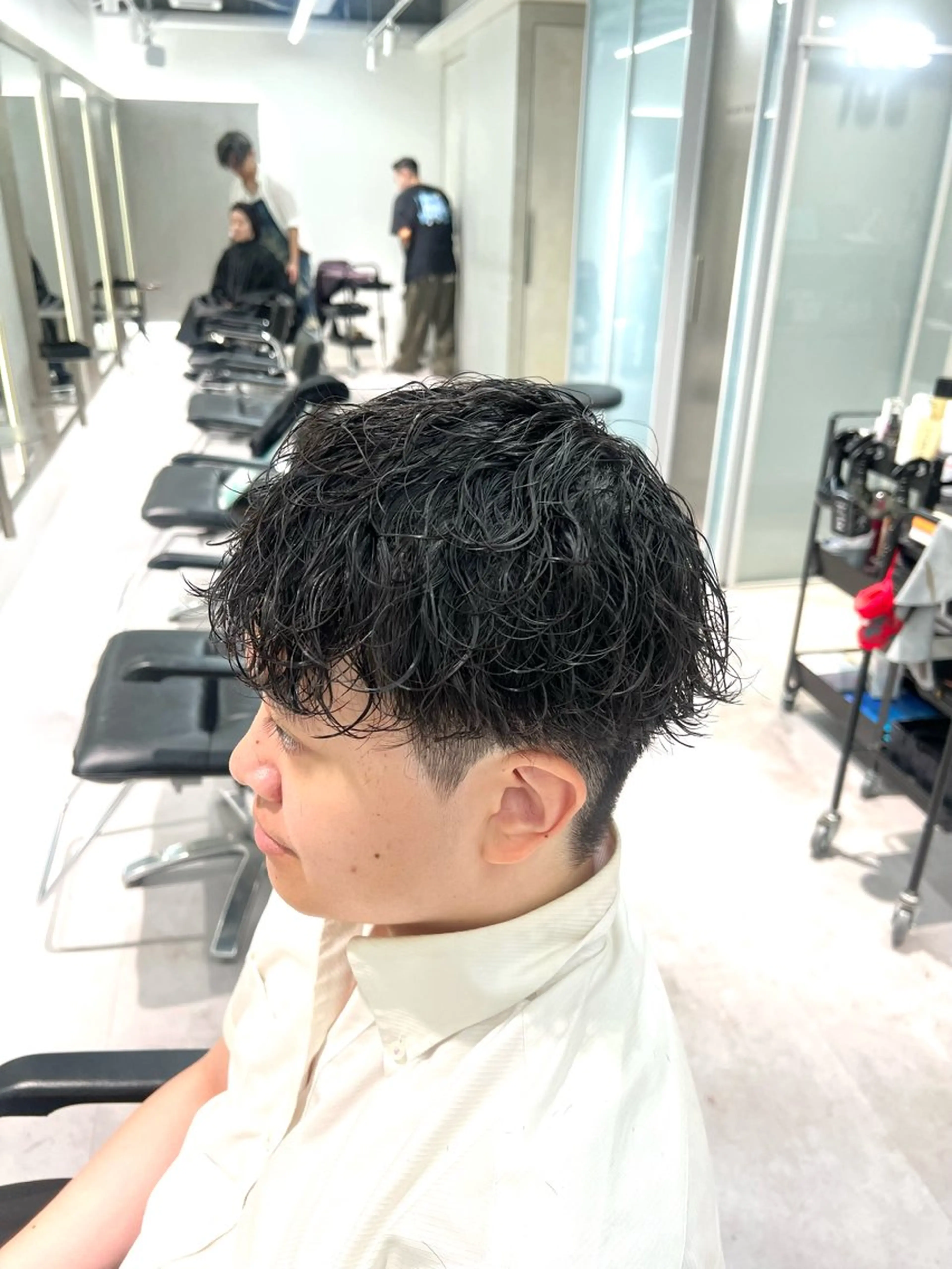 ショート ツイスパ/シャドウ 矢吹俊大郎のヘアスタイル