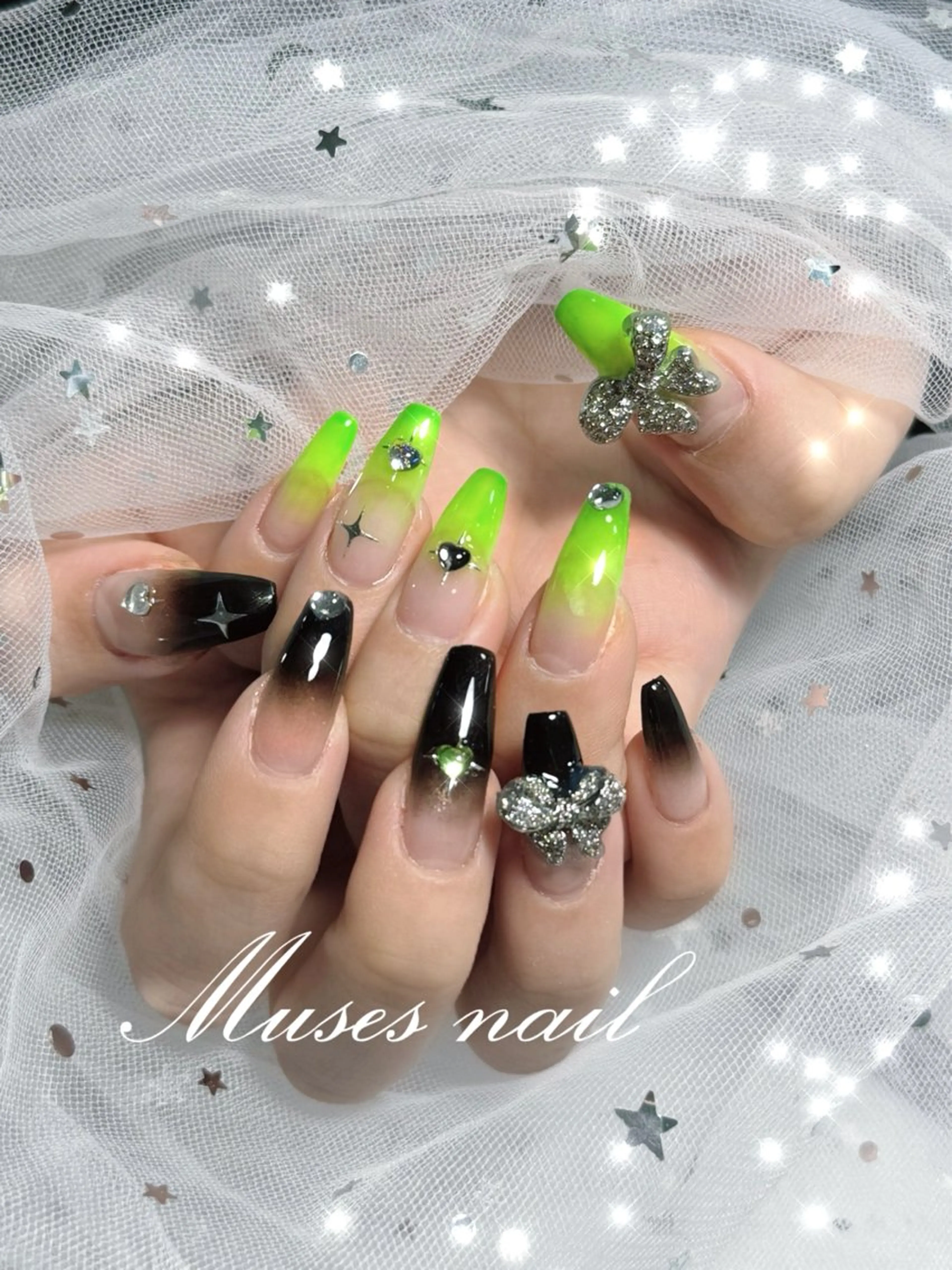 ネイル オーロラネイル チークネイル 長さ出し フレンチネイル ジェルネイル MUSES  NAIL  SALON所属・MUSES ネイルのネイルデザイン