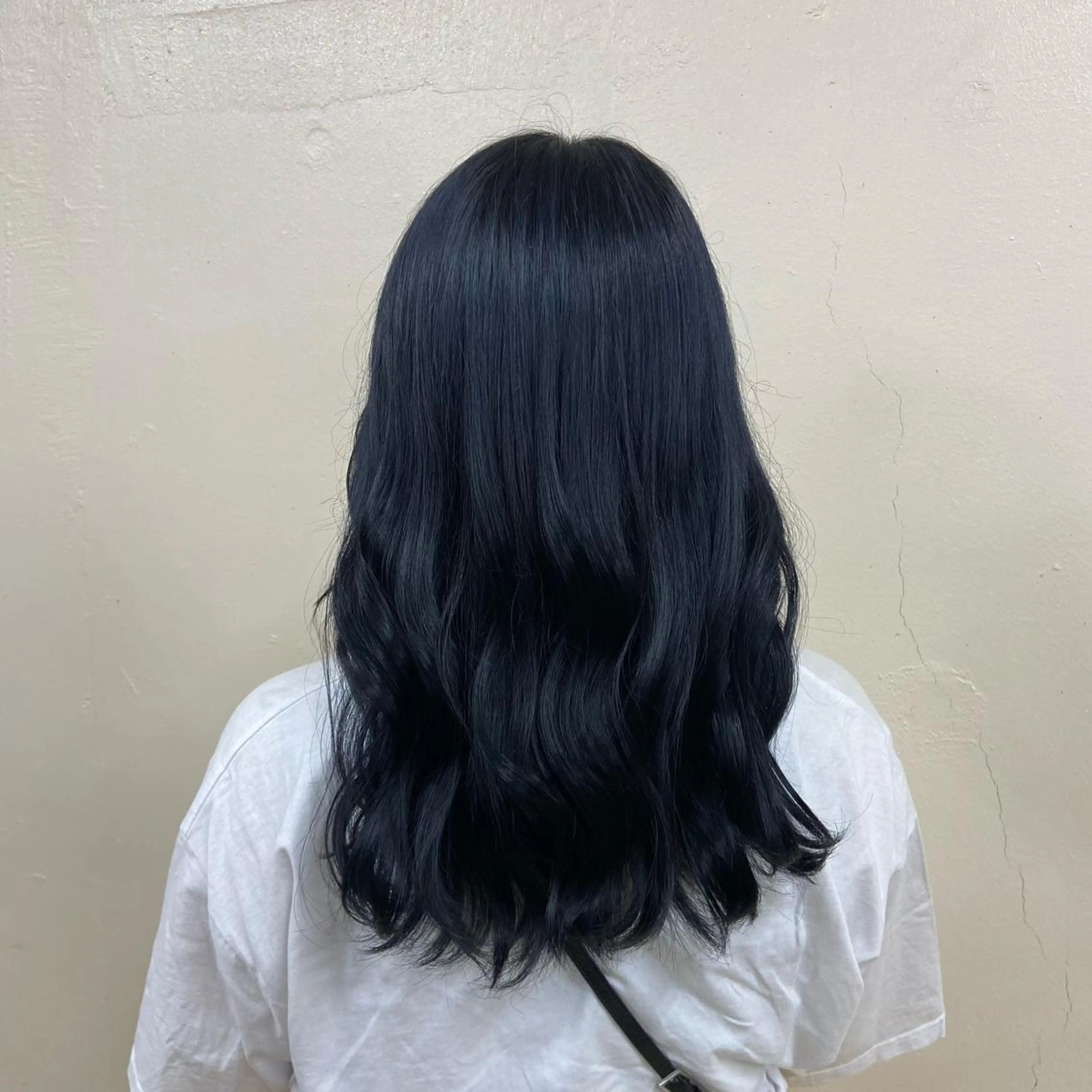 セミロング カラー ワインレッド 🍒KAHOのヘアスタイル