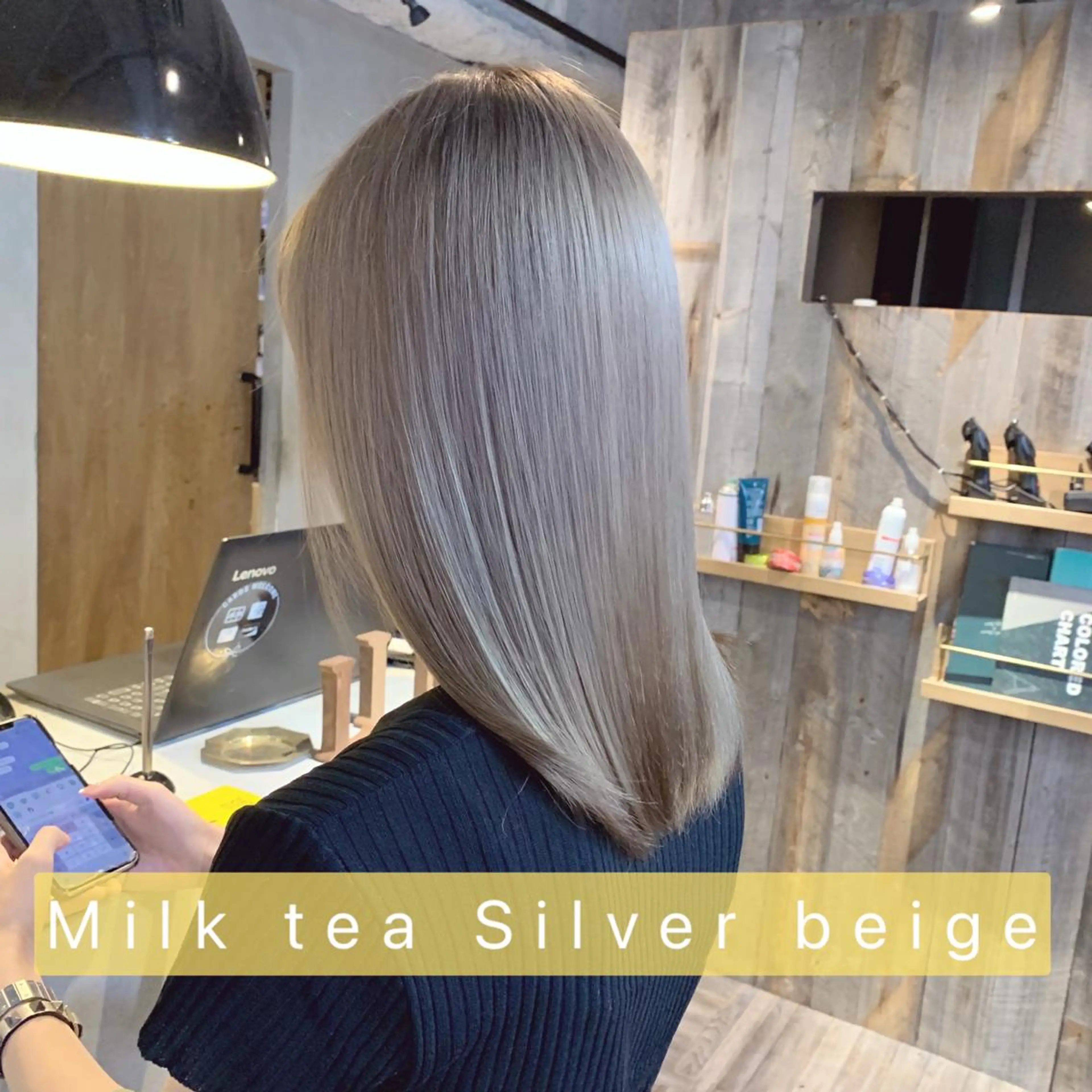 セミロング カラー ヘアカラー トリートメント Pe Pe所属・🌕PePe　菅 タイシ🌕のヘアスタイル