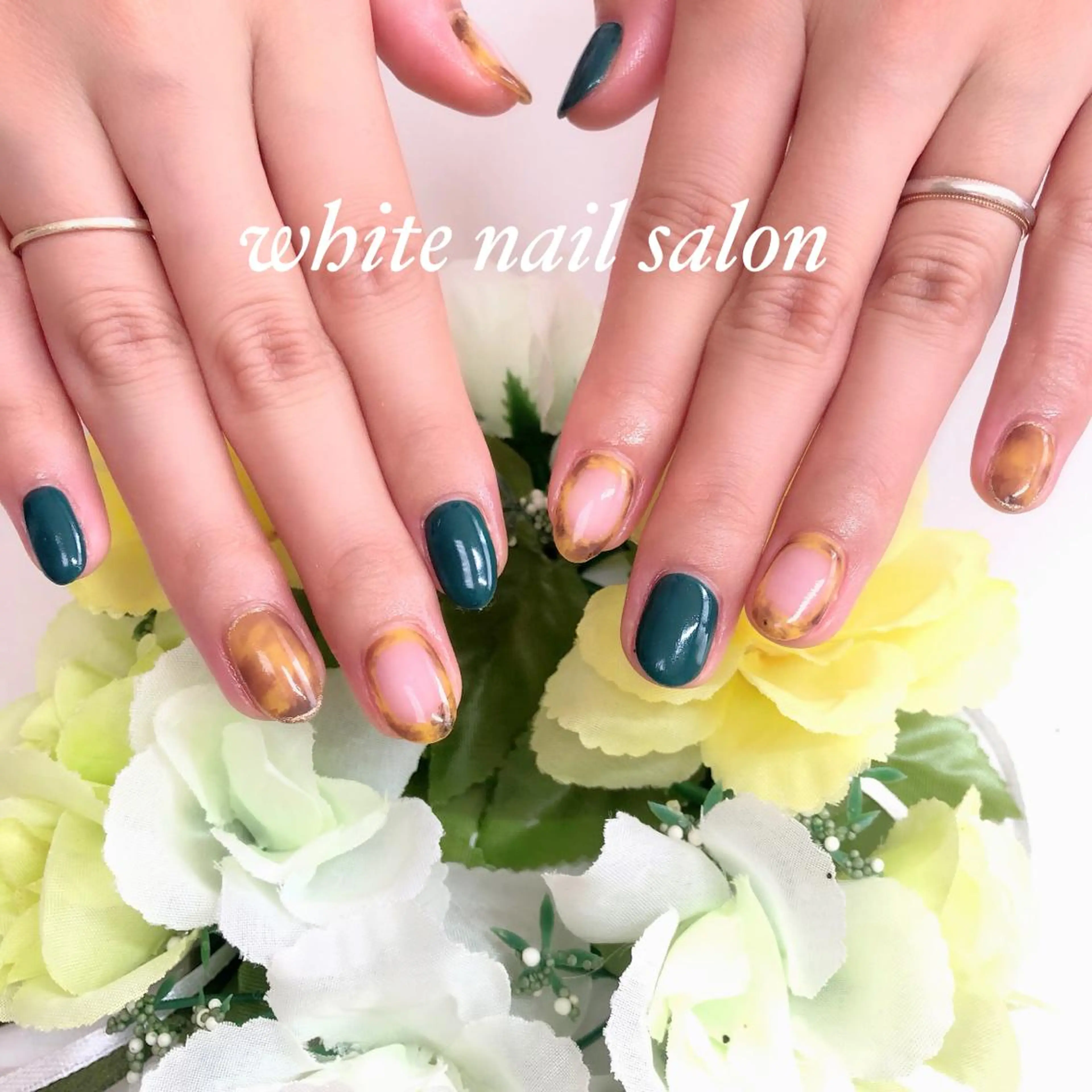 ネイル アートネイル フットネイル フレンチネイル ジェルネイル ハードジェル ハンドネイル white nail salonのネイルデザイン