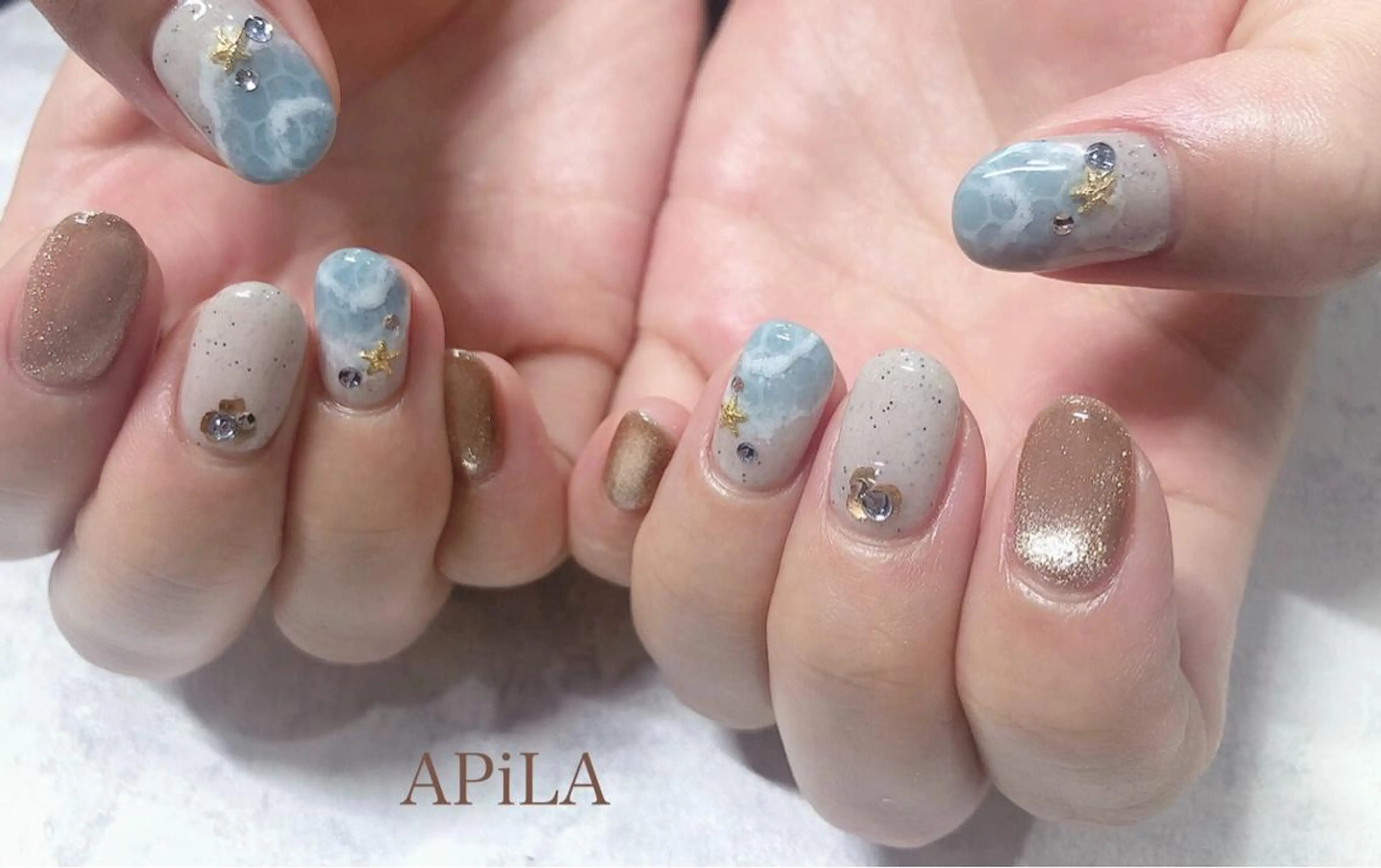 ネイル APiLA 甲斐田のネイルデザイン