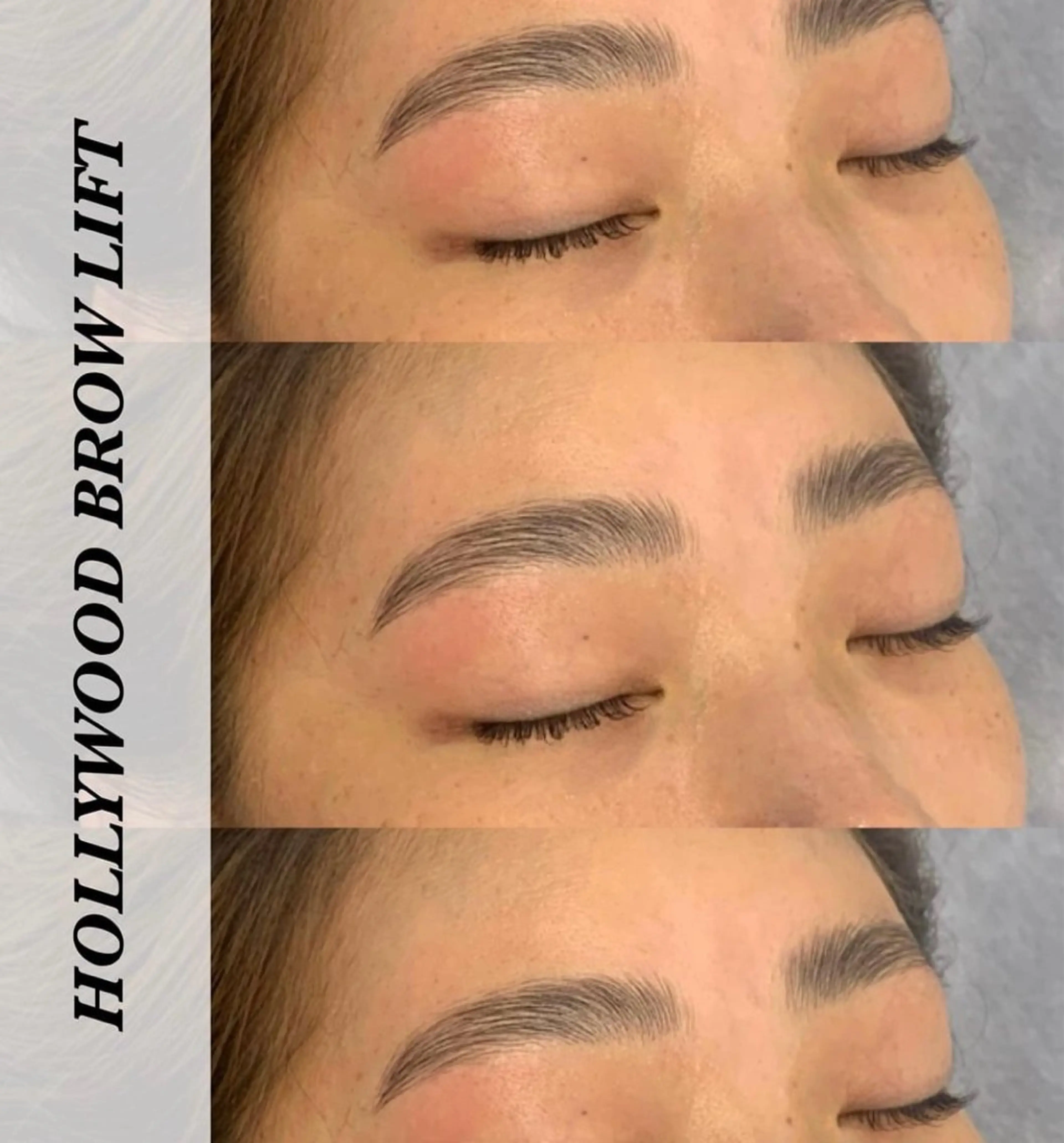 HOLLYWOOD BROW LIFT（パーマ+WAX+眉メイク）🌼の写真